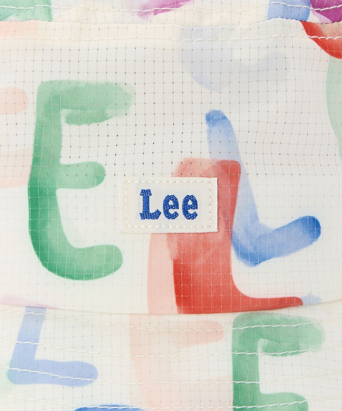 리 키즈(LEE KIDS) 로고 전판 프린트 버킷햇 아이보리 LK2602BK02IV
