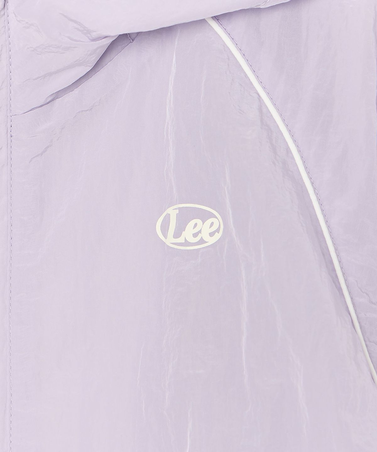 리 키즈(LEE KIDS) 홑겹 셔링 바람막이 점퍼 라이트퍼플 LK2602JU70TP