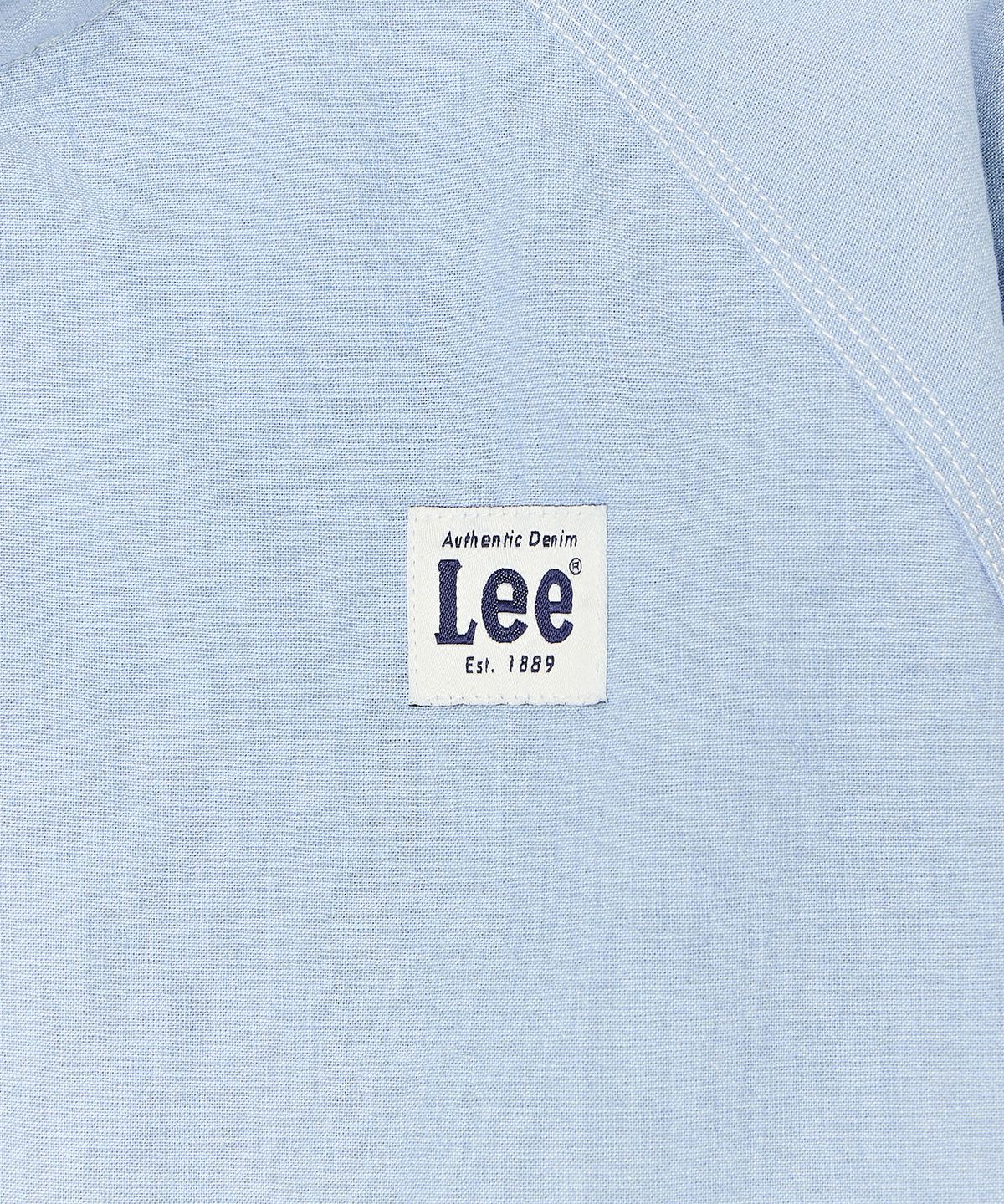 리 키즈(LEE KIDS) 면헤지 트랙탑 우븐 짚업 인디고라이트 LK2602JU31IL