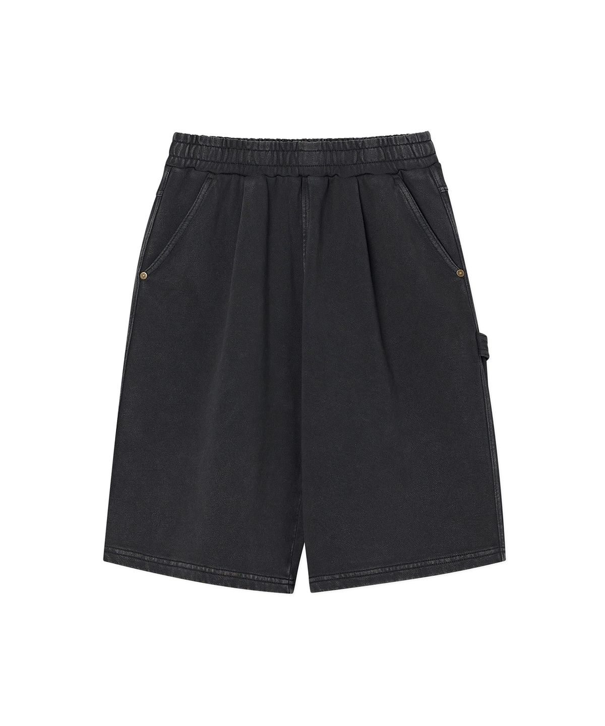 리 키즈(LEE KIDS) 피그먼트 하프 저지 팬츠 블랙 LK2602JP30BK