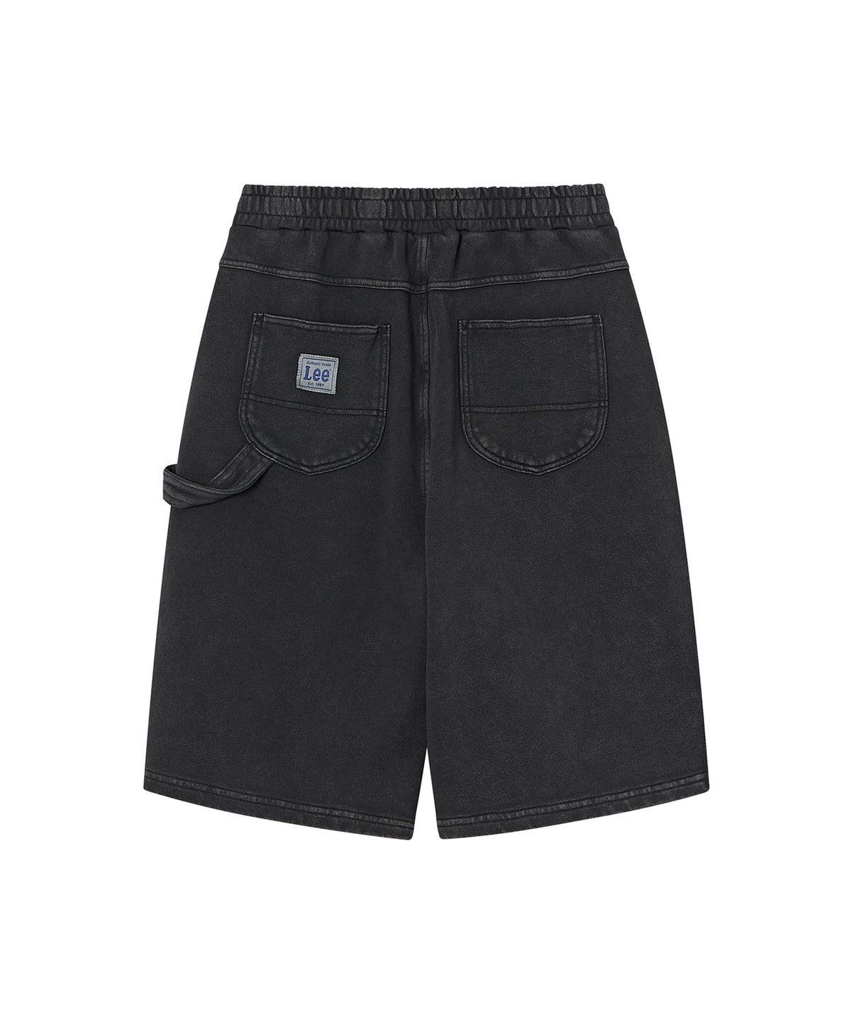 리 키즈(LEE KIDS) 피그먼트 하프 저지 팬츠 블랙 LK2602JP30BK