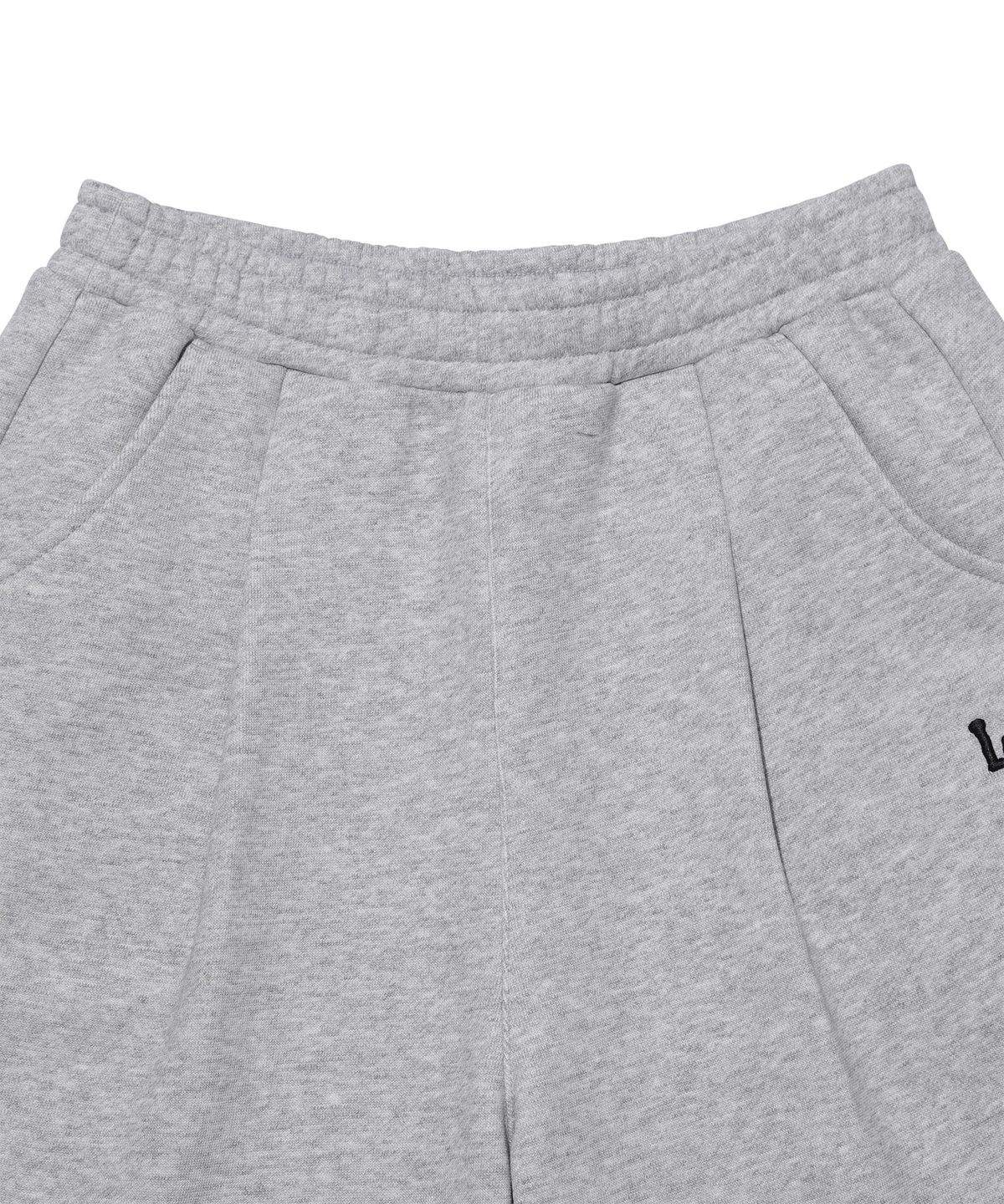 리 키즈(LEE KIDS) 에센셜 버뮤다 4부 저지 팬츠 멜란지그레이 LK2602JP01MG