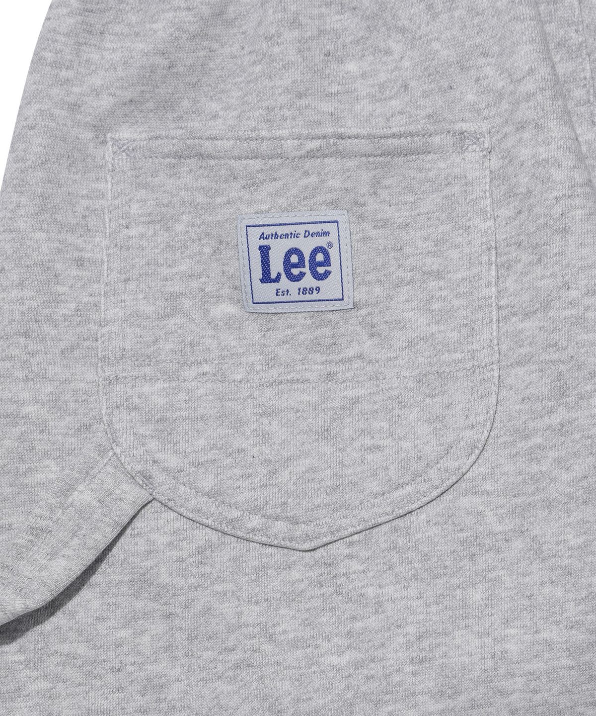 리 키즈(LEE KIDS) 에센셜 버뮤다 4부 저지 팬츠 멜란지그레이 LK2602JP01MG