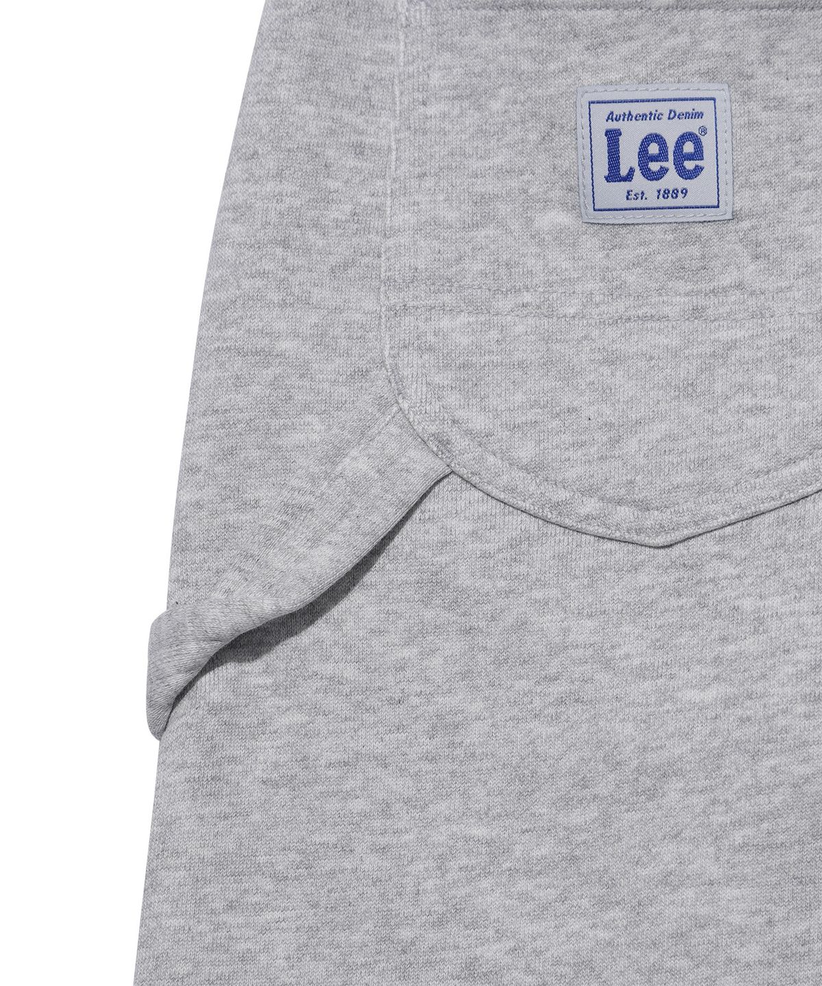 리 키즈(LEE KIDS) 에센셜 버뮤다 4부 저지 팬츠 멜란지그레이 LK2602JP01MG