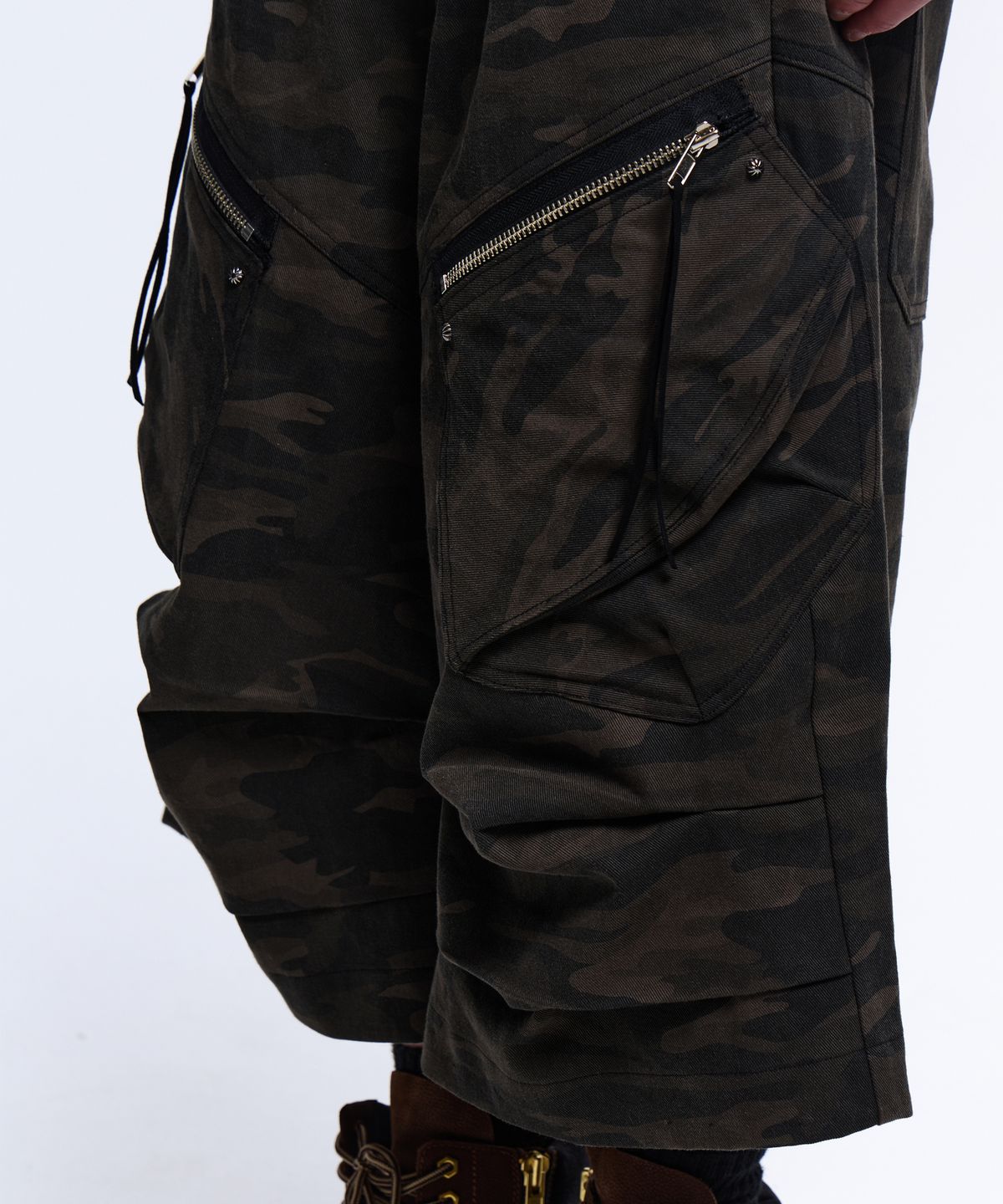 알에스에스씨(RSSC) DOUBLE KNEE CARGO BERMUDA PANTS - CAMO