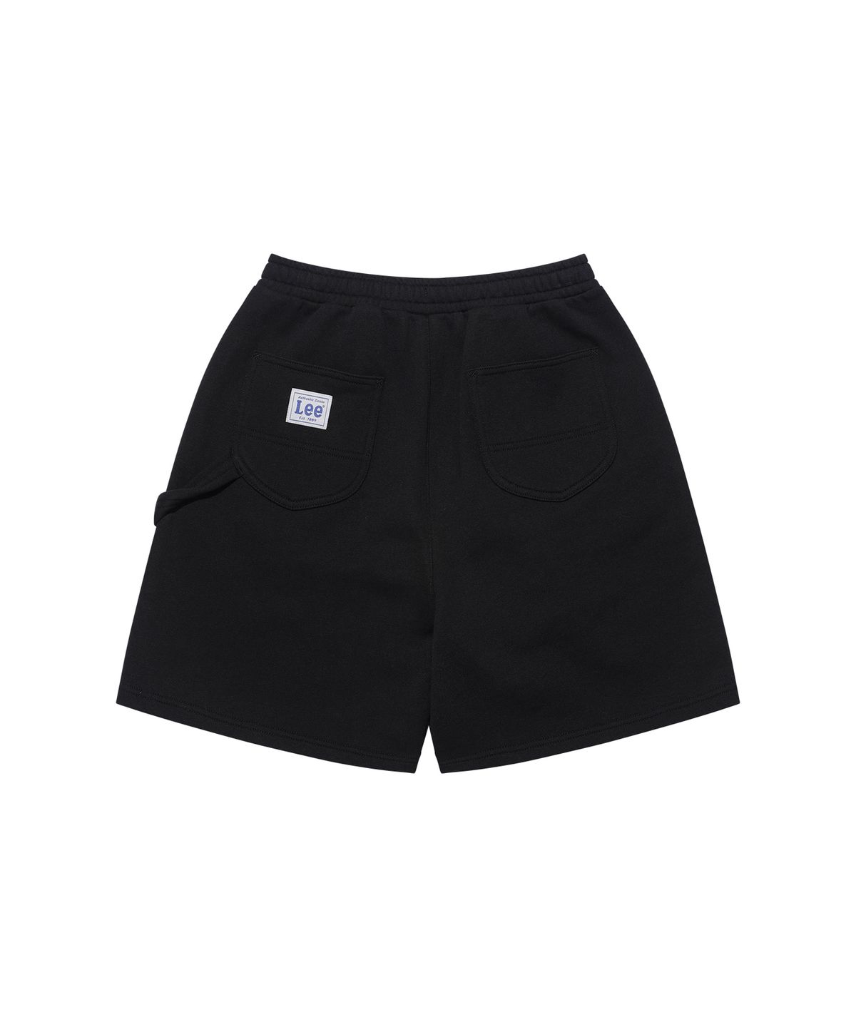 리 키즈(LEE KIDS) 에센셜 버뮤다 4부 저지 팬츠 블랙 LK2602JP01BK