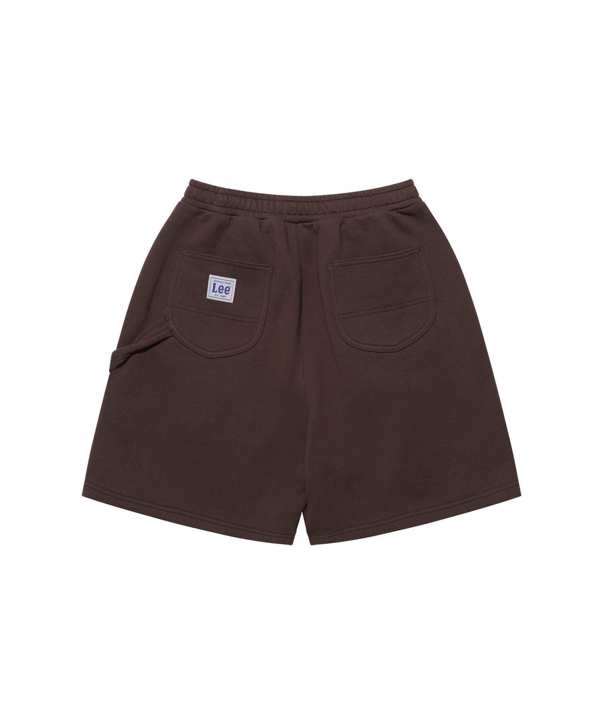 리 키즈(LEE KIDS) 에센셜 버뮤다 4부 저지 팬츠 브라운 LK2602JP01BR