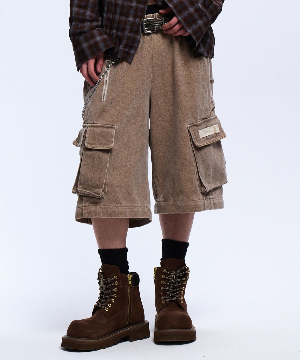 알에스에스씨(RSSC) CONVERTIBLE CARPENTER PANTS - BEIGE