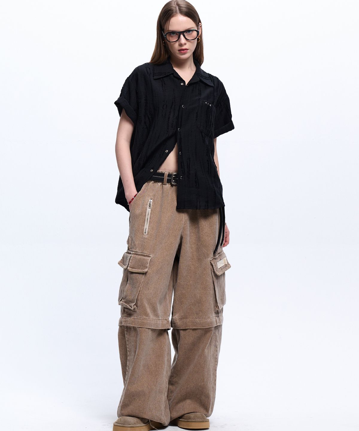 알에스에스씨(RSSC) CONVERTIBLE CARPENTER PANTS - BEIGE