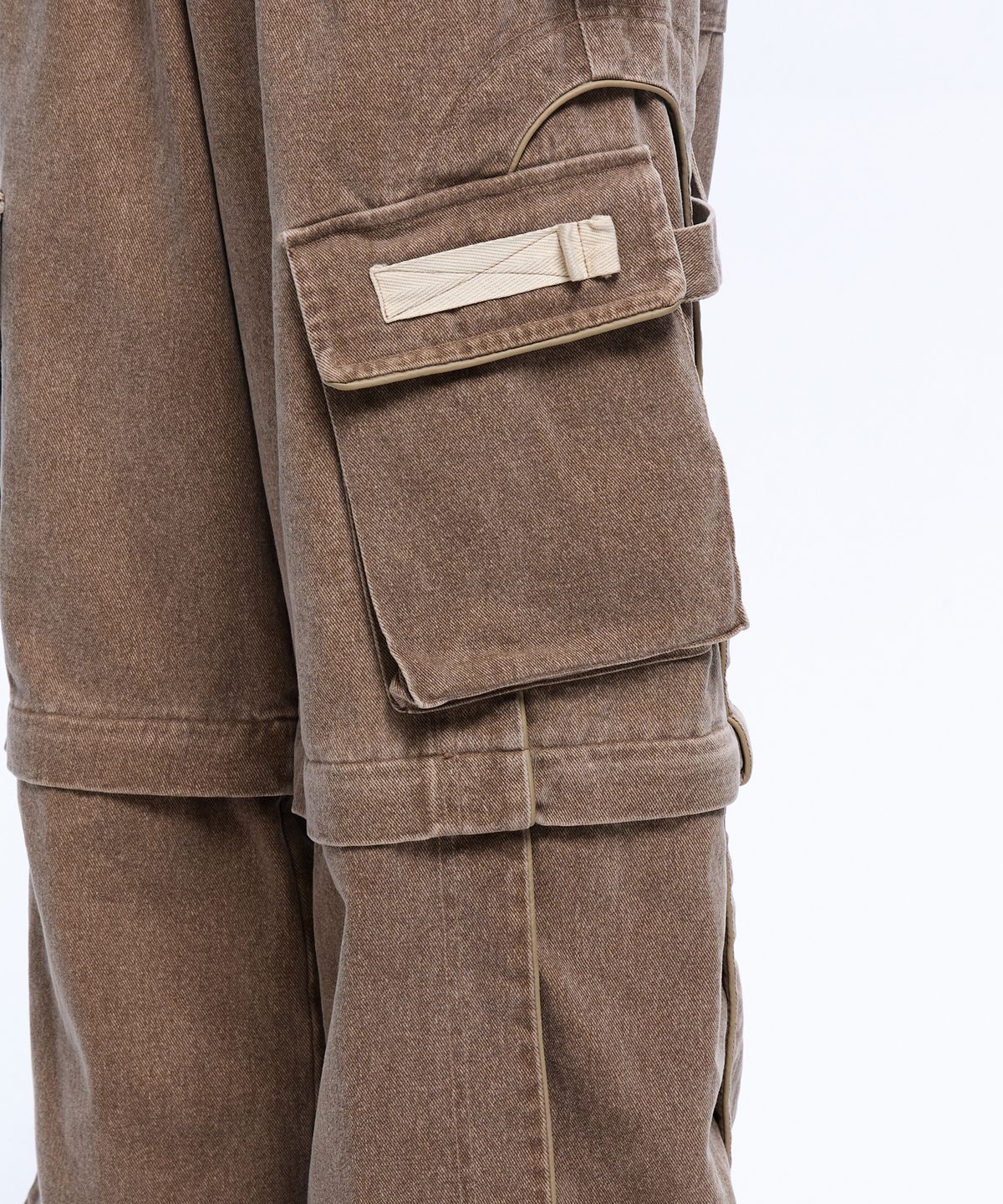 알에스에스씨(RSSC) CONVERTIBLE CARPENTER PANTS - BEIGE