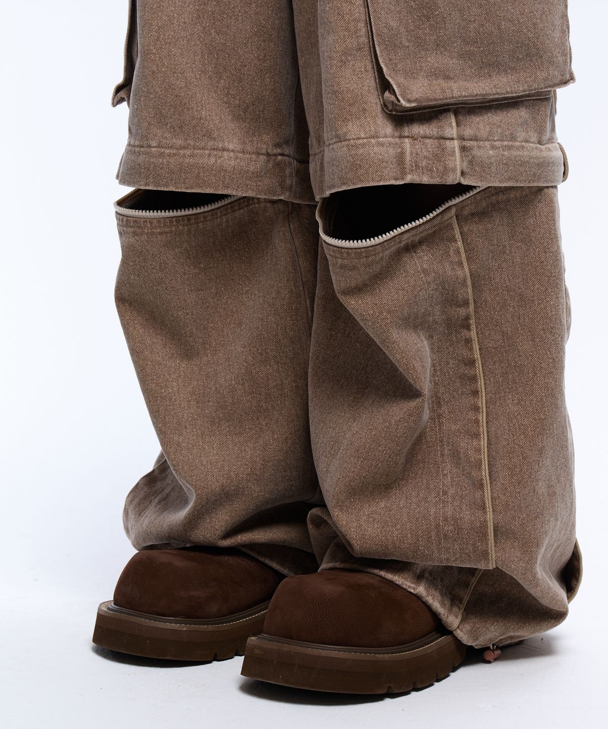 알에스에스씨(RSSC) CONVERTIBLE CARPENTER PANTS - BEIGE