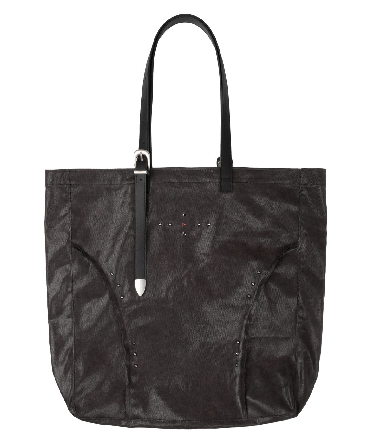 알에스에스씨(RSSC) RIVET BIG SHOULDER BAG - BROWN