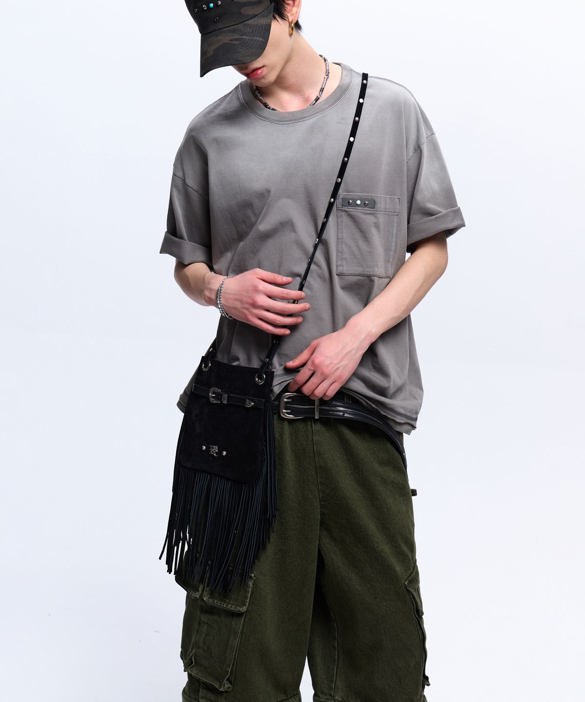 알에스에스씨(RSSC) WESTERN MINI CROSS BAG - BLACK