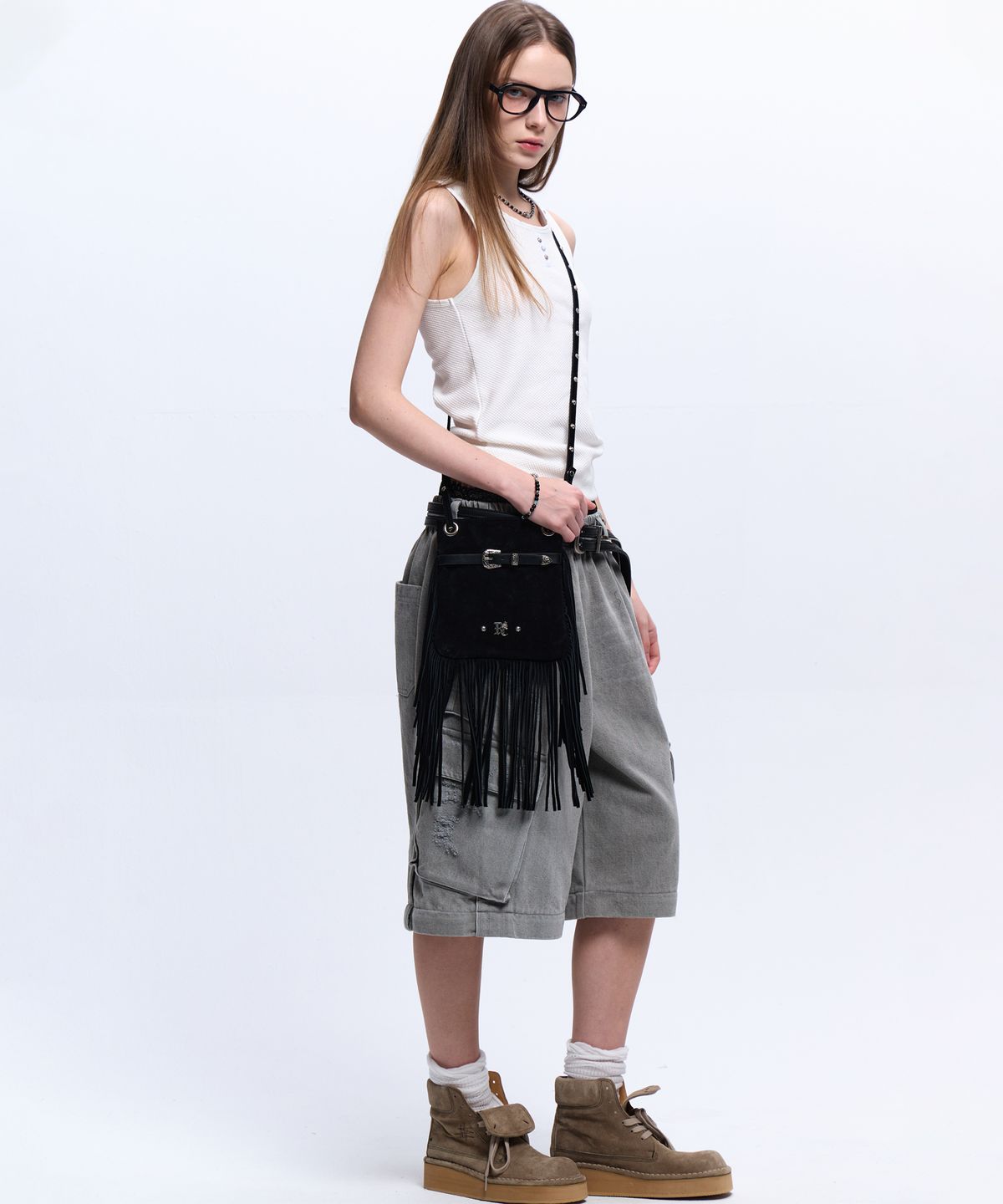 알에스에스씨(RSSC) WESTERN MINI CROSS BAG - BLACK