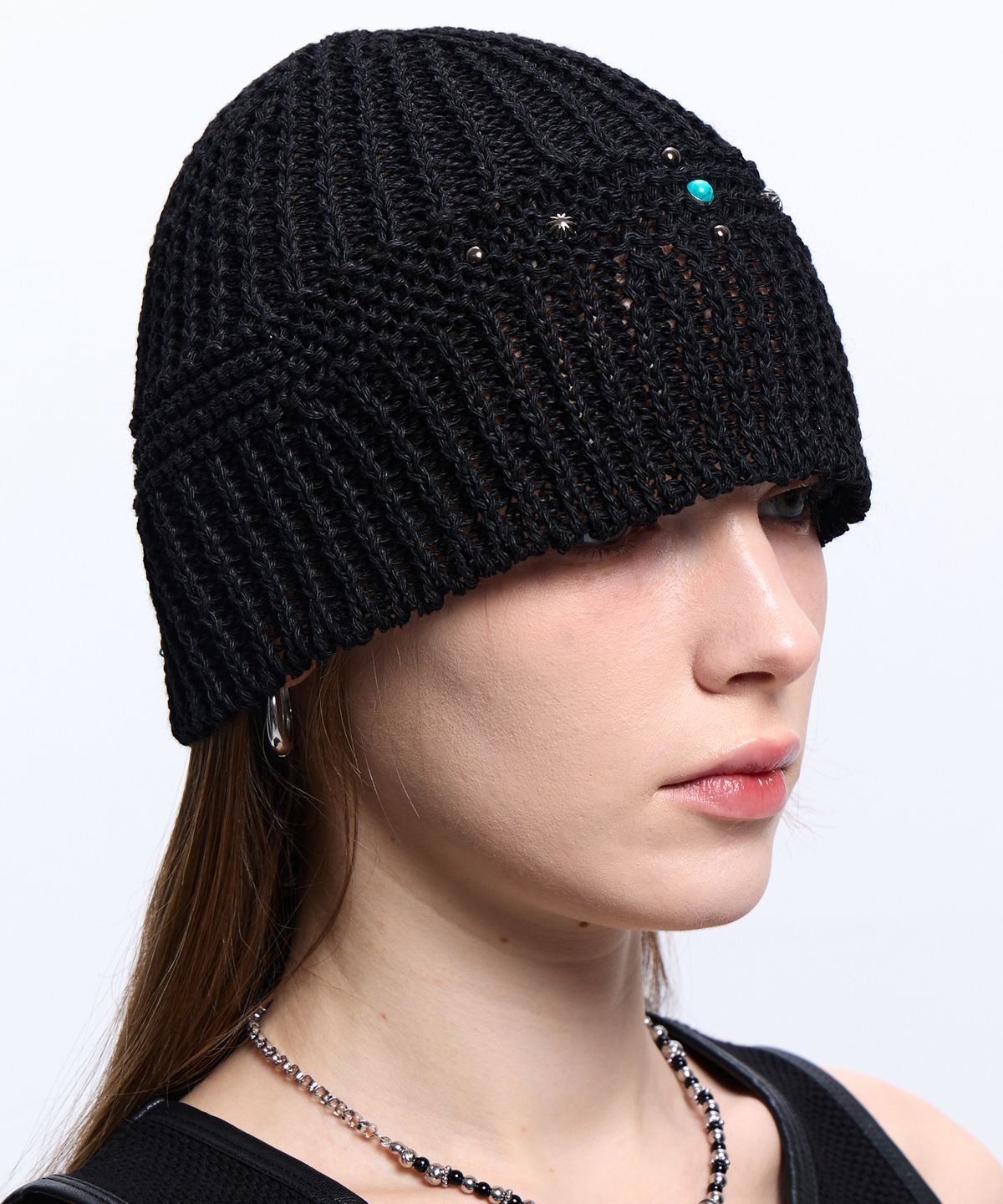 알에스에스씨(RSSC) CROSS RIVET BEANIE - BLACK