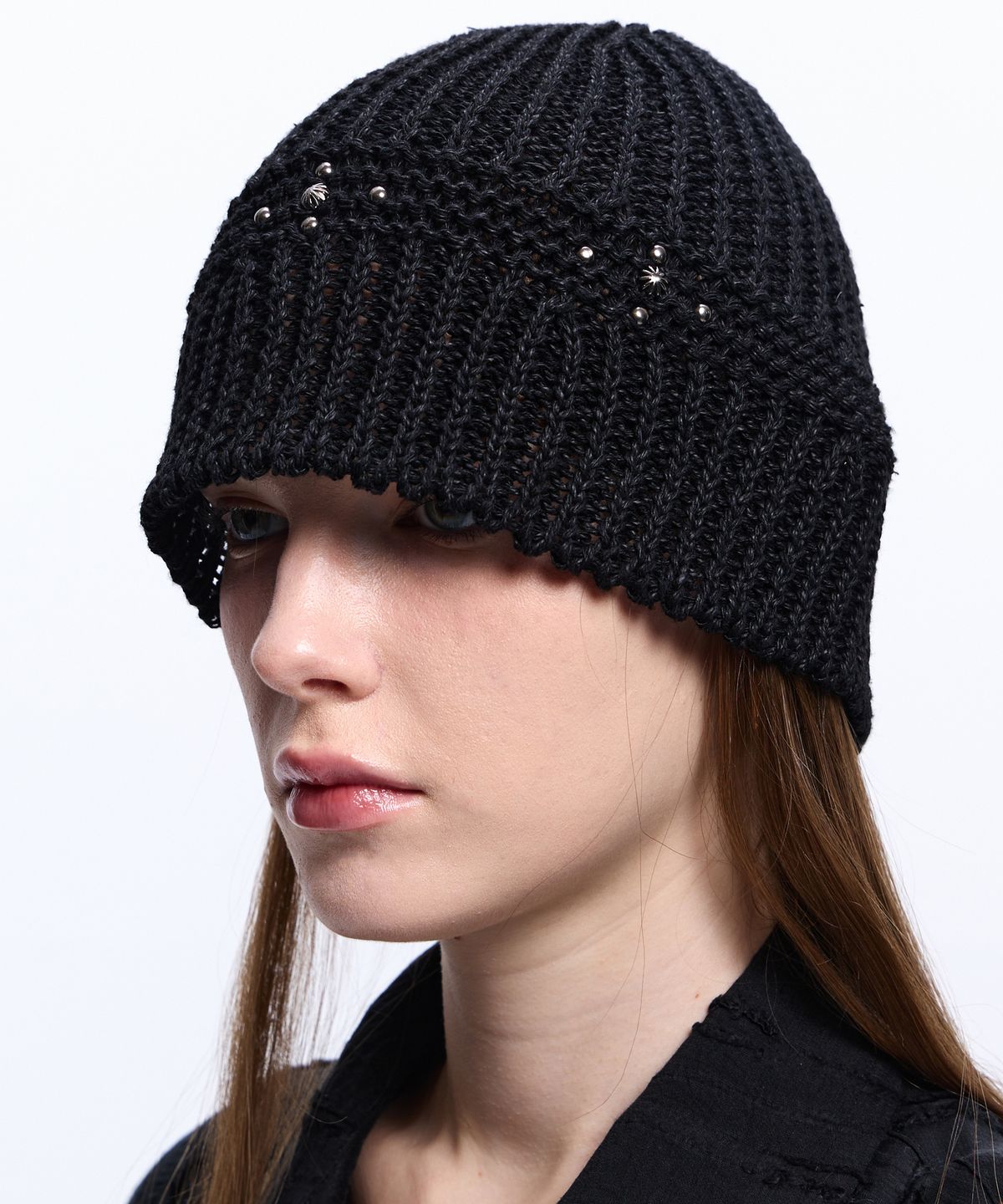 알에스에스씨(RSSC) MINI CROSS RIVET BEANIE - BLACK