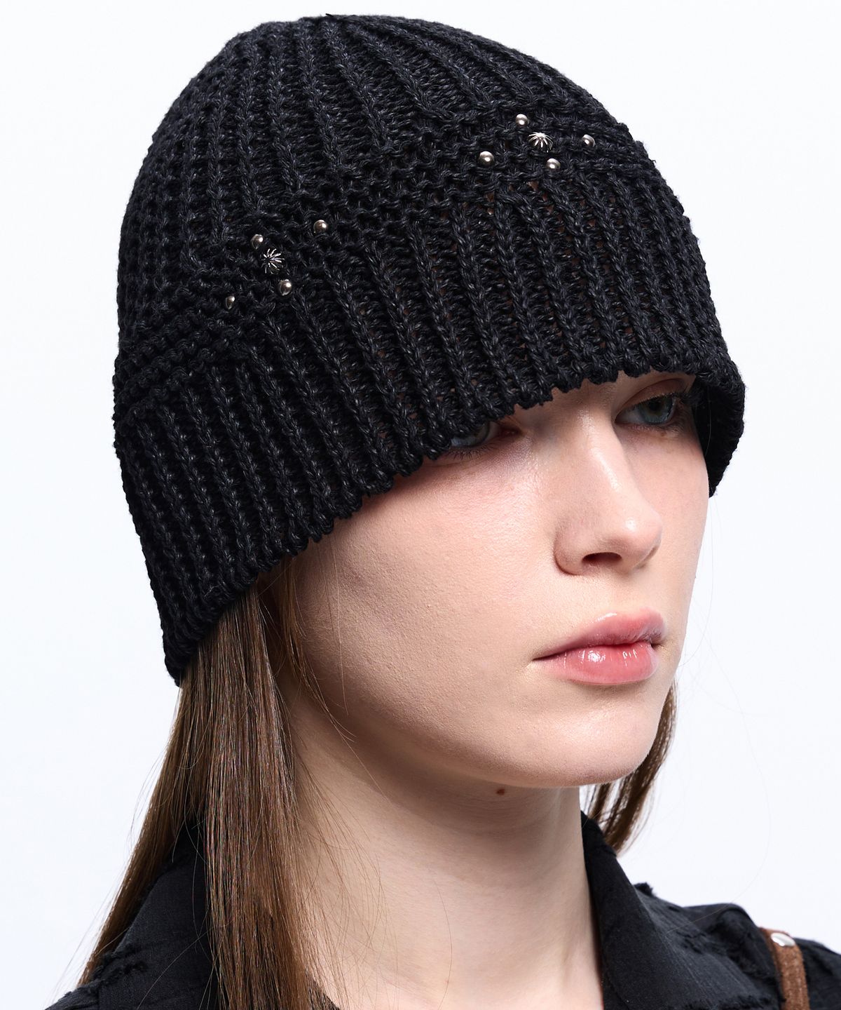 알에스에스씨(RSSC) MINI CROSS RIVET BEANIE - BLACK