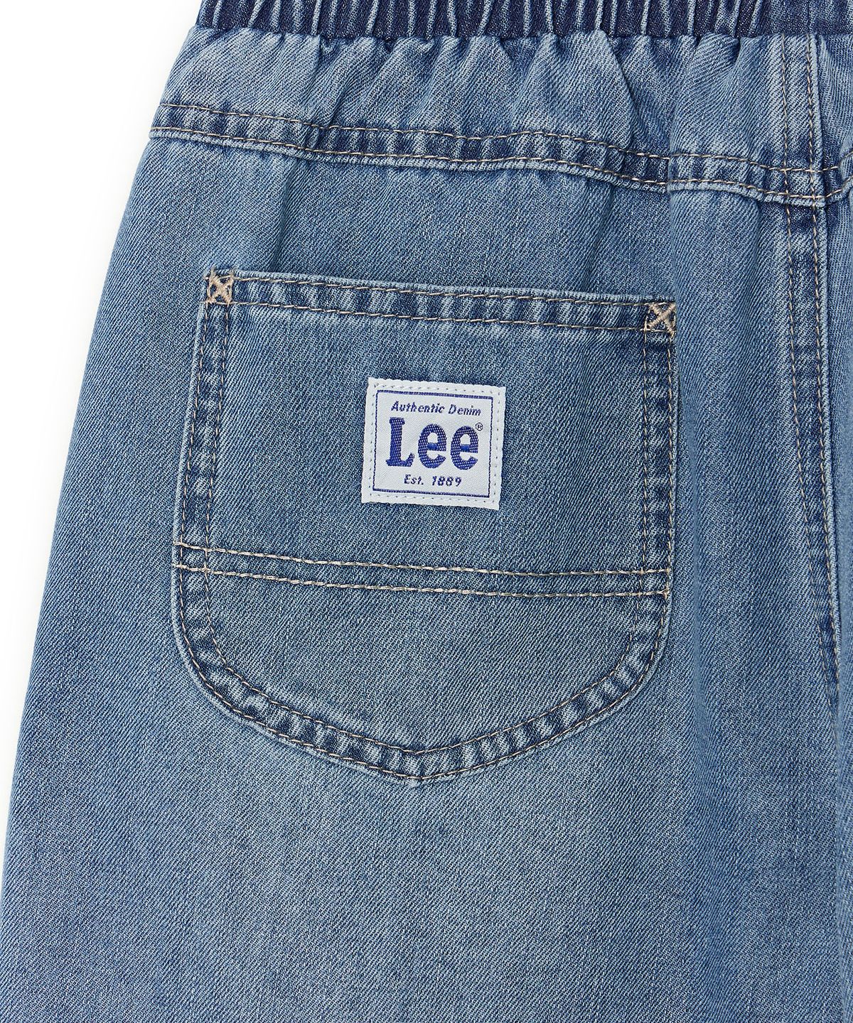 리 키즈(LEE KIDS) 버뮤다 이지 하프 데님 인디고 LK2602IS51IN