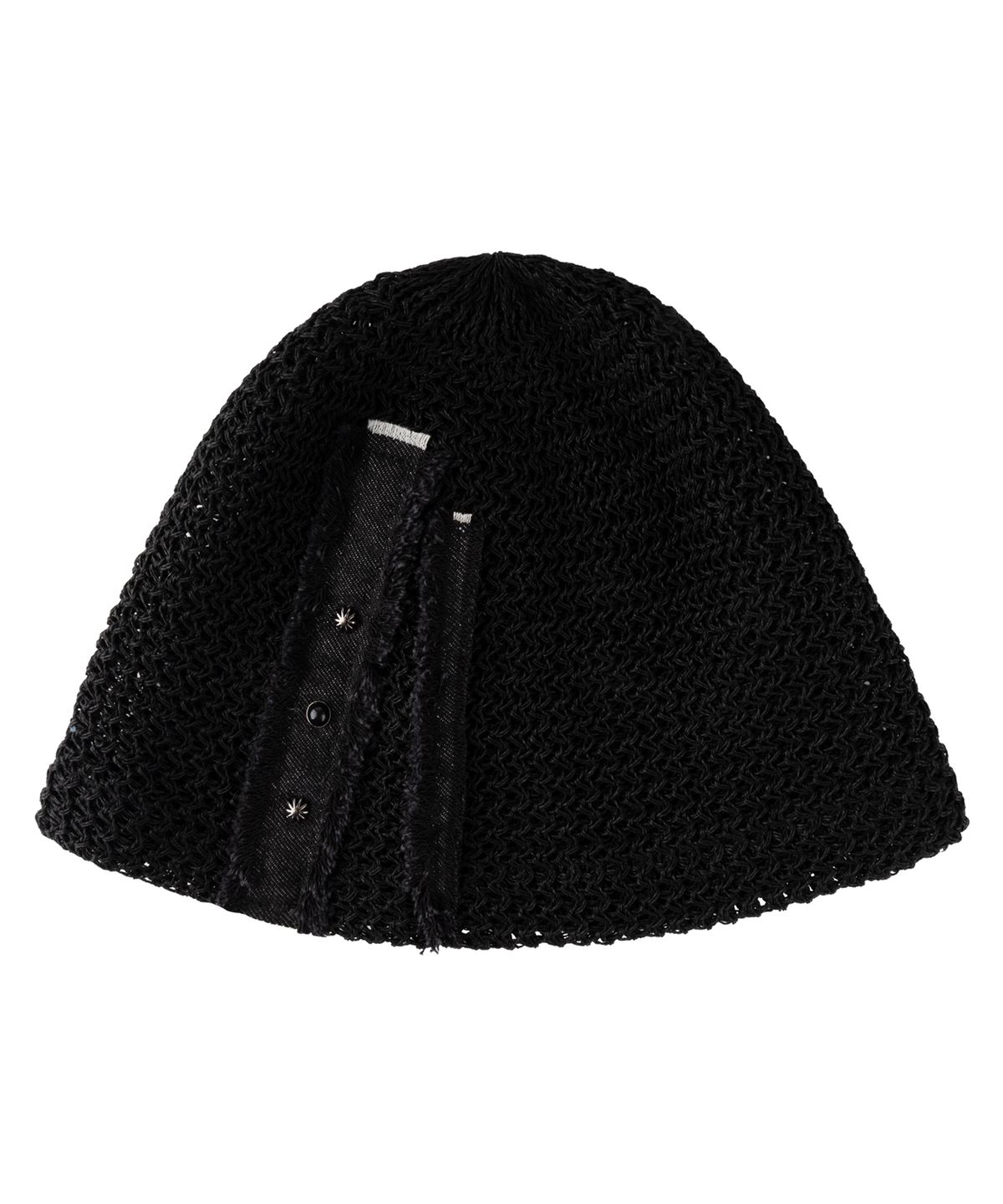 알에스에스씨(RSSC) DENIM PATCHED RIVET BEANIE - BLACK