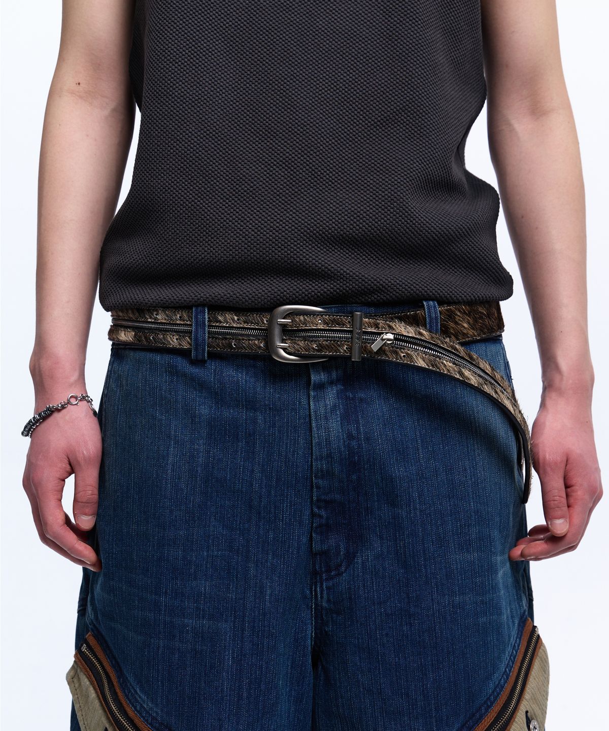 알에스에스씨(RSSC) ZIPPER WESTERN BELT - MIX