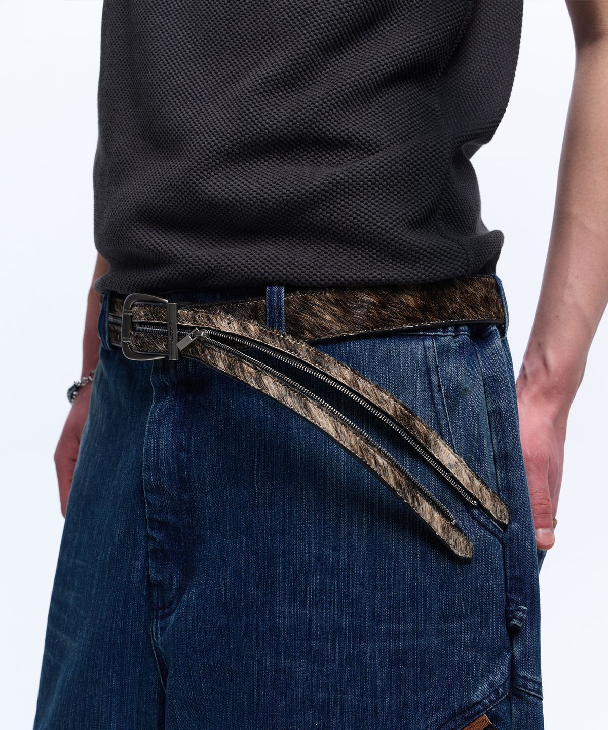 알에스에스씨(RSSC) ZIPPER WESTERN BELT - MIX