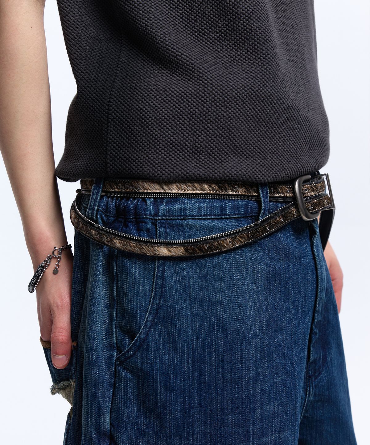 알에스에스씨(RSSC) ZIPPER WESTERN BELT - MIX