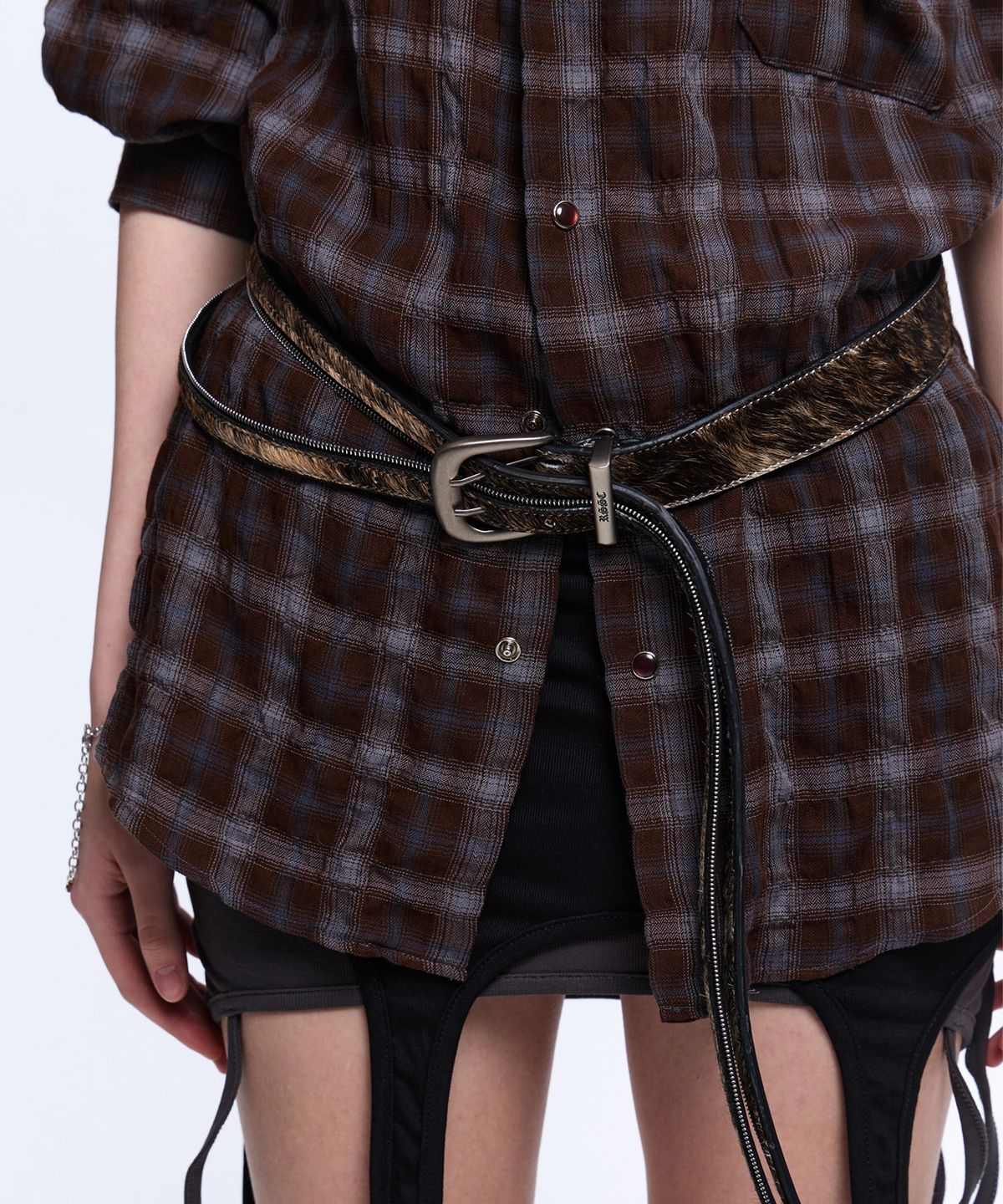 알에스에스씨(RSSC) ZIPPER WESTERN BELT - MIX