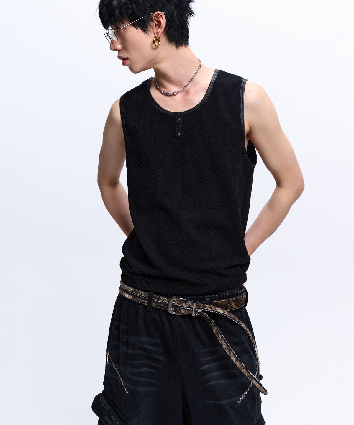 알에스에스씨(RSSC) ZIPPER WESTERN BELT - MIX