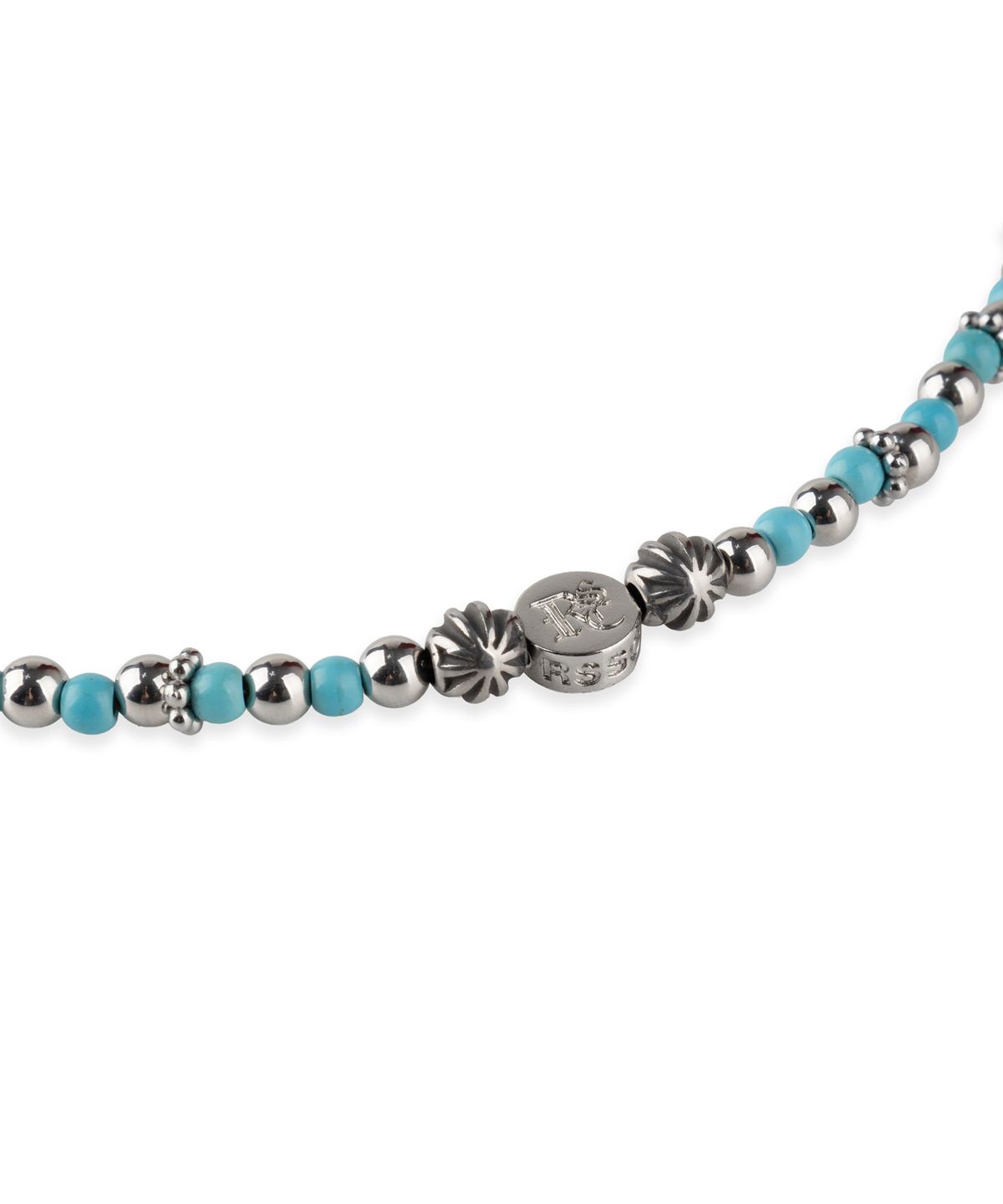 알에스에스씨(RSSC) WESTERN BEADS CHAIN NECKLACE - TURQUOISE