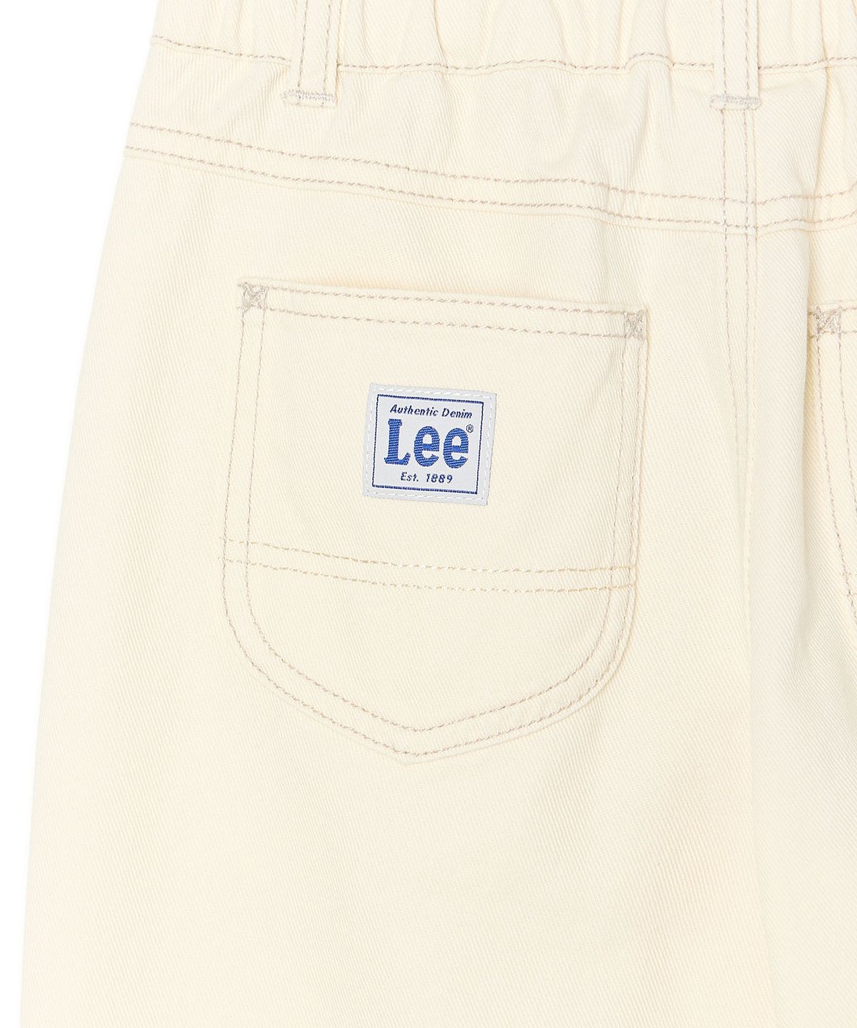 리 키즈(LEE KIDS) 와이드핏 버뮤다 6부 팬츠 아이보리 LK2602IS02IV