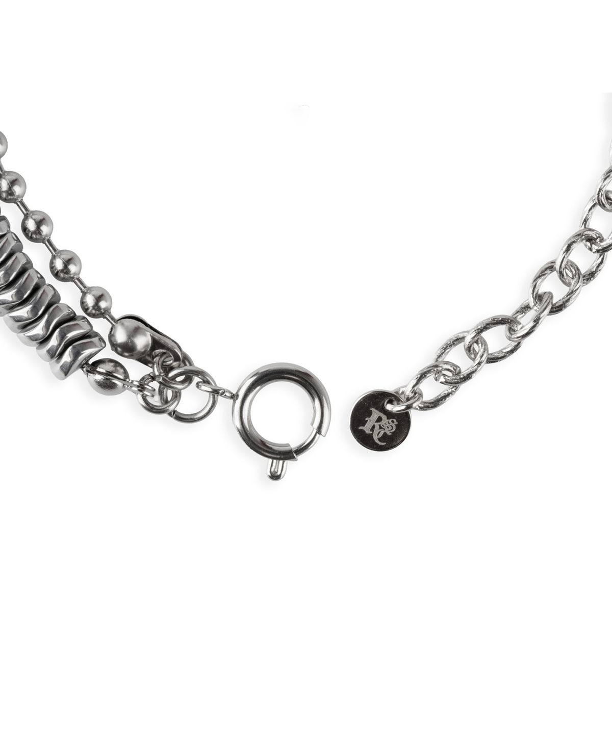 알에스에스씨(RSSC) CHAIN LAYERED BEADS BRACELET - METAL