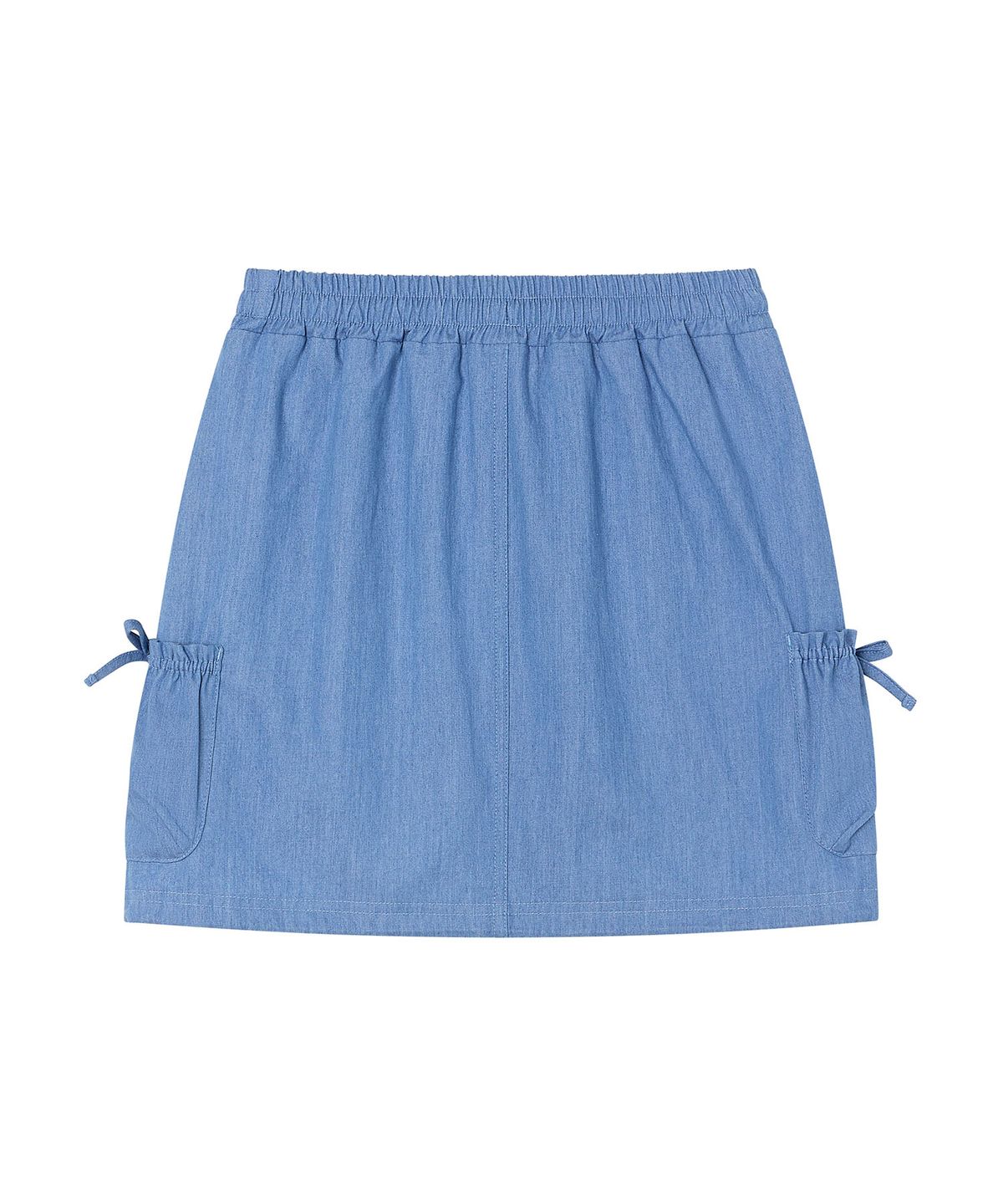 리 키즈(LEE KIDS) 린넨데님 카고 롱 스커트 인디고 LK2602SR74IN