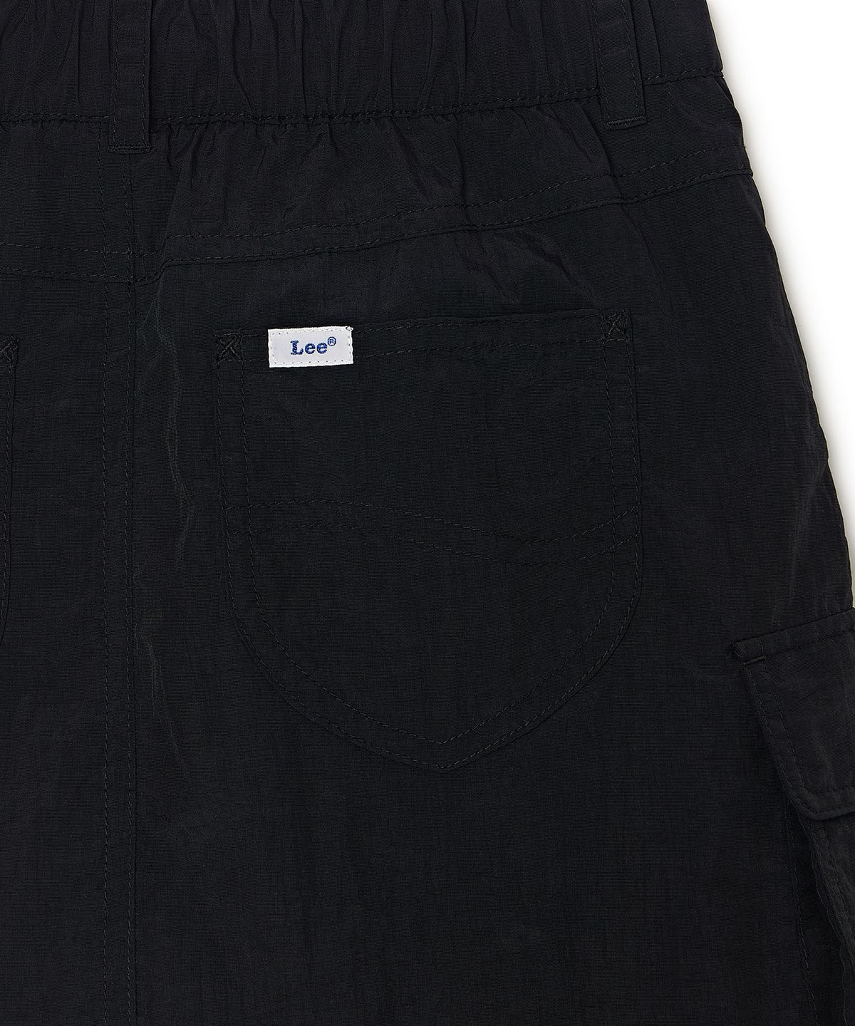 리 키즈(LEE KIDS) 카고 우븐 스커트 블랙 LK2602SR73BK