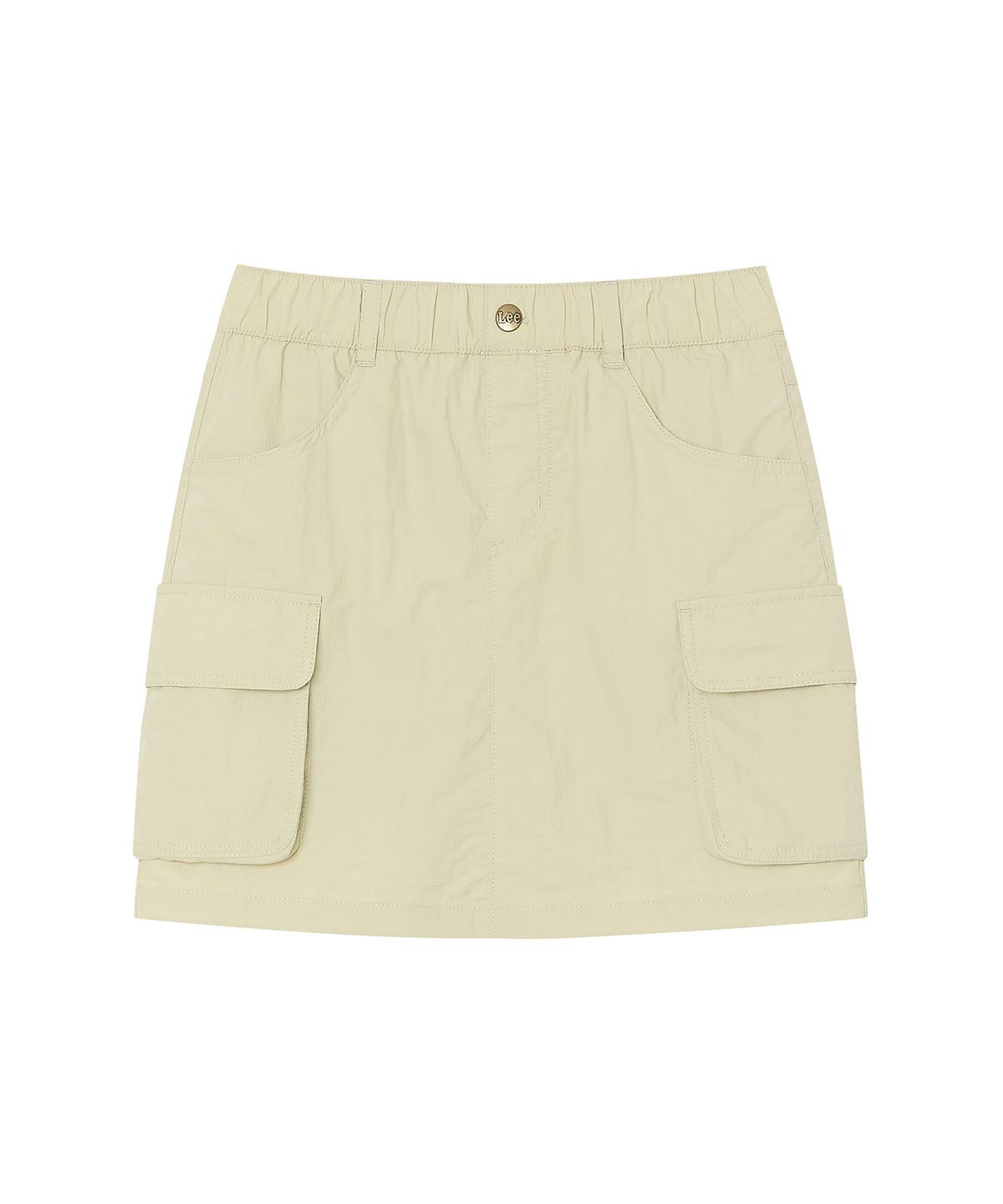 리 키즈(LEE KIDS) 카고 우븐 스커트 카키 LK2602SR73KH