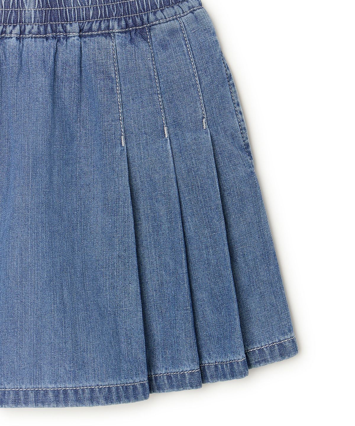 리 키즈(LEE KIDS) 린넨 데님 스커트팬츠 인디고 LK2602SR70IN