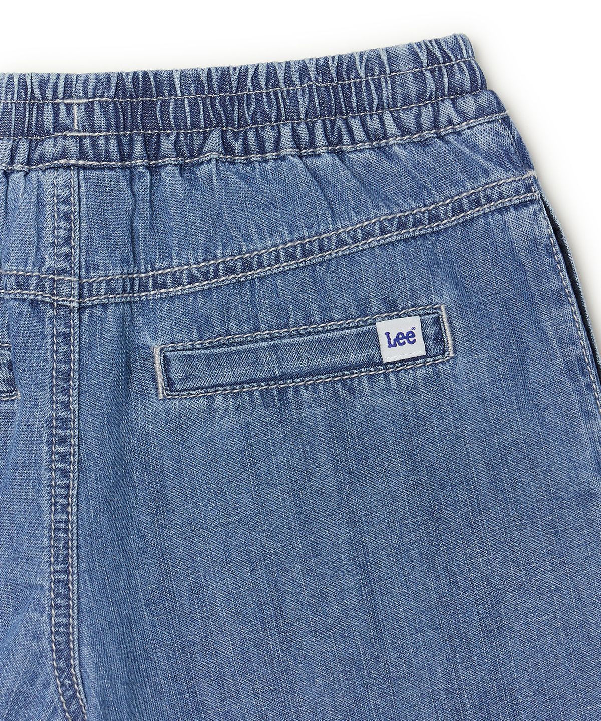 리 키즈(LEE KIDS) 린넨 데님 스커트팬츠 인디고 LK2602SR70IN