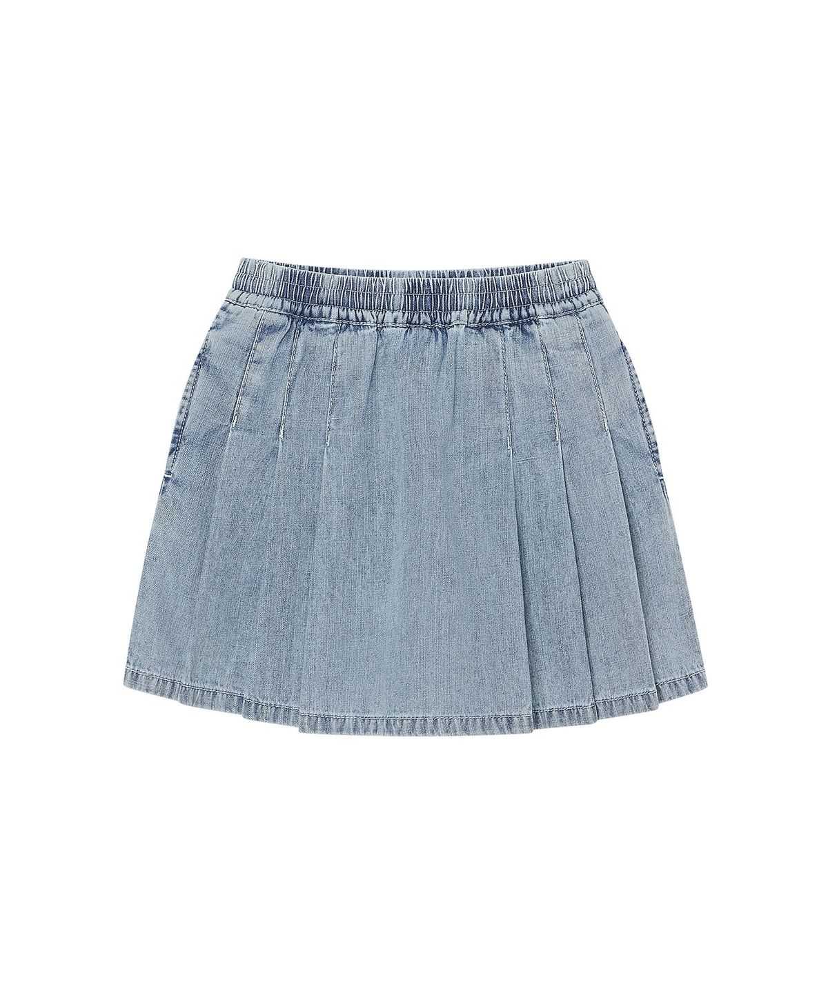 리 키즈(LEE KIDS) 린넨 데님 스커트팬츠 인디고라이트 LK2602SR70IL