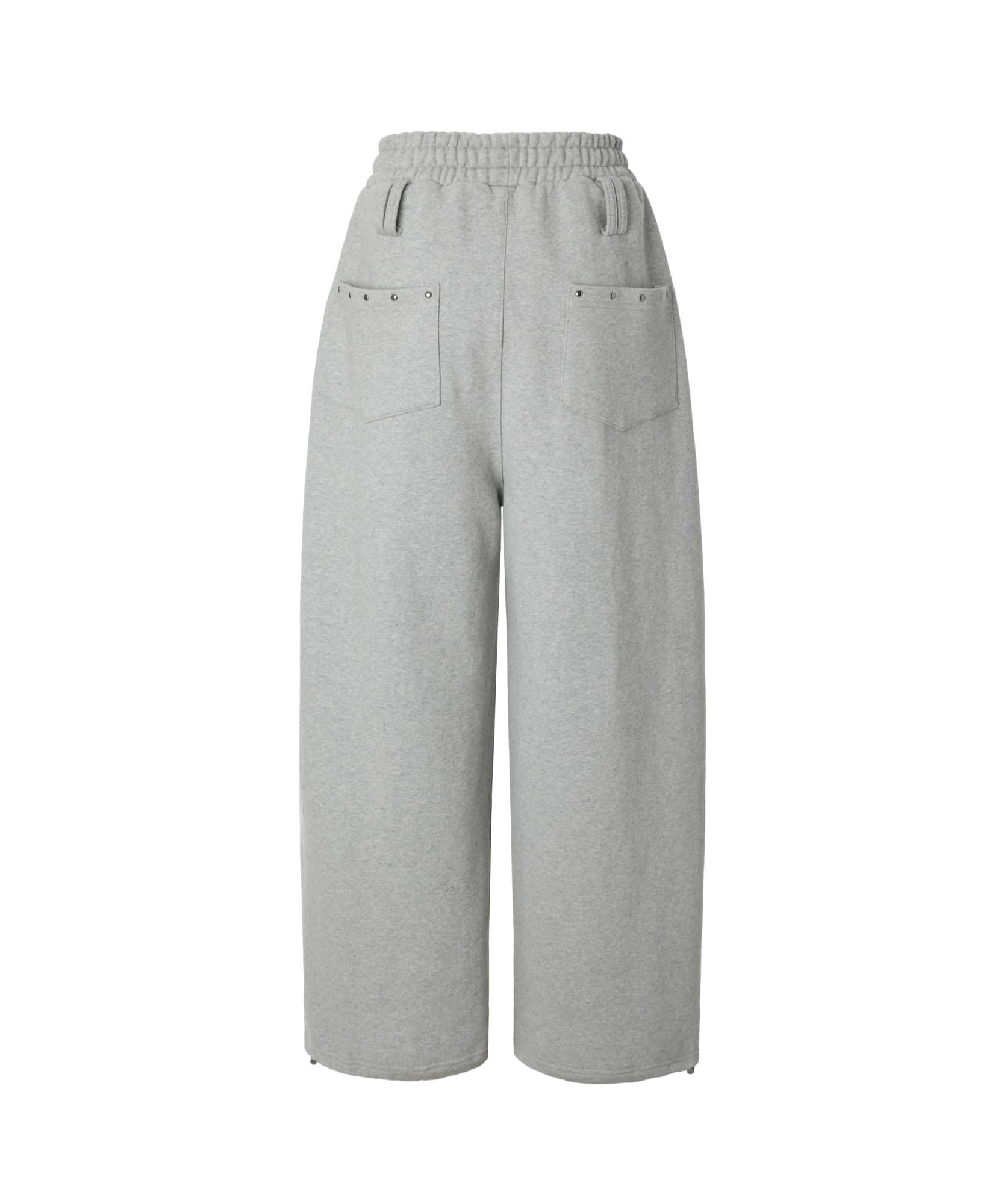 パンツ KHAKIPOINT Steel Stud Sweat Pants (gray) MUSINSA | KHAKIPOINT Steel Stud Sweat Pants (gray)