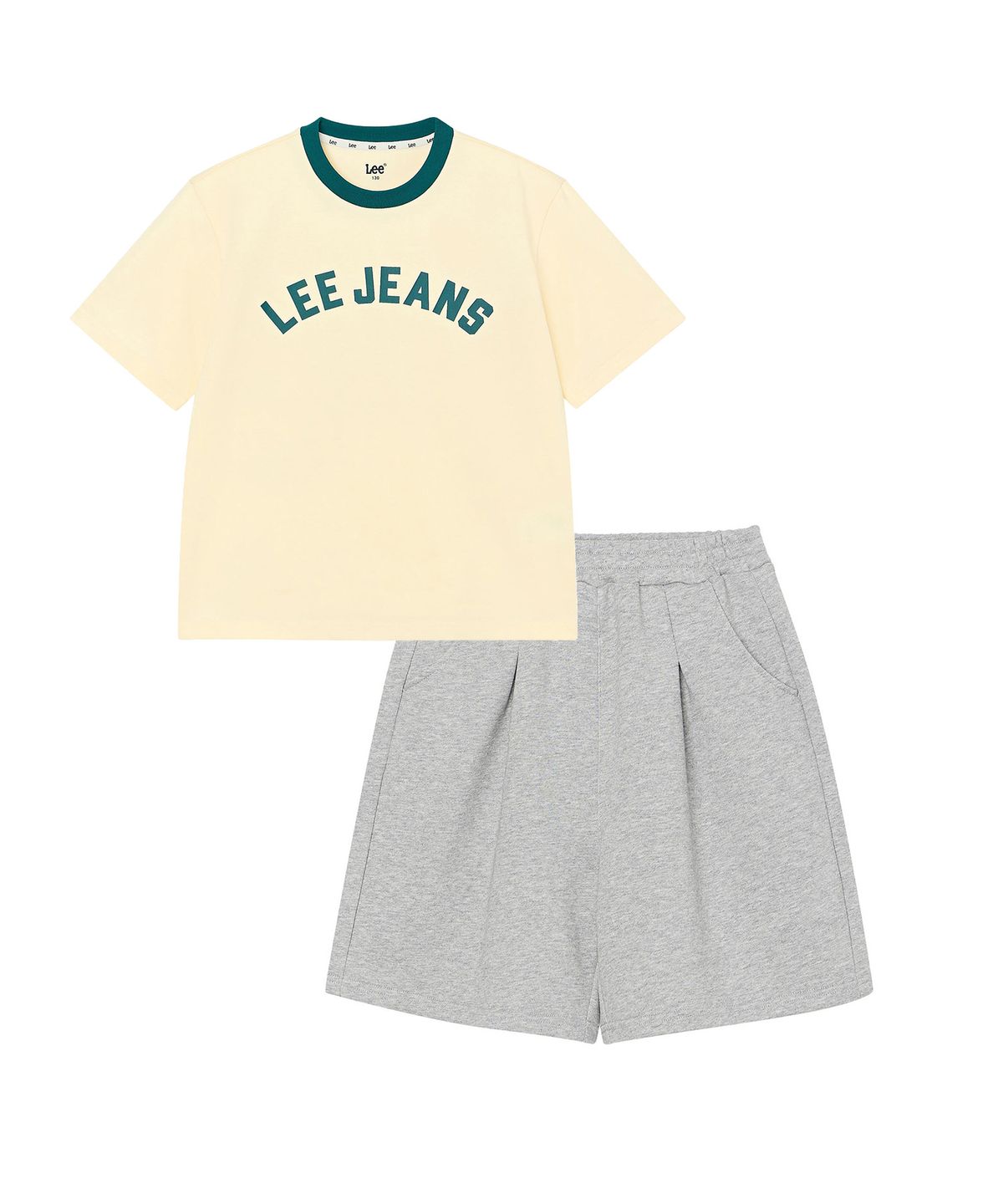 리 키즈(LEE KIDS) 아치로고 셋업 라이트옐로우 LK2602SU53LY