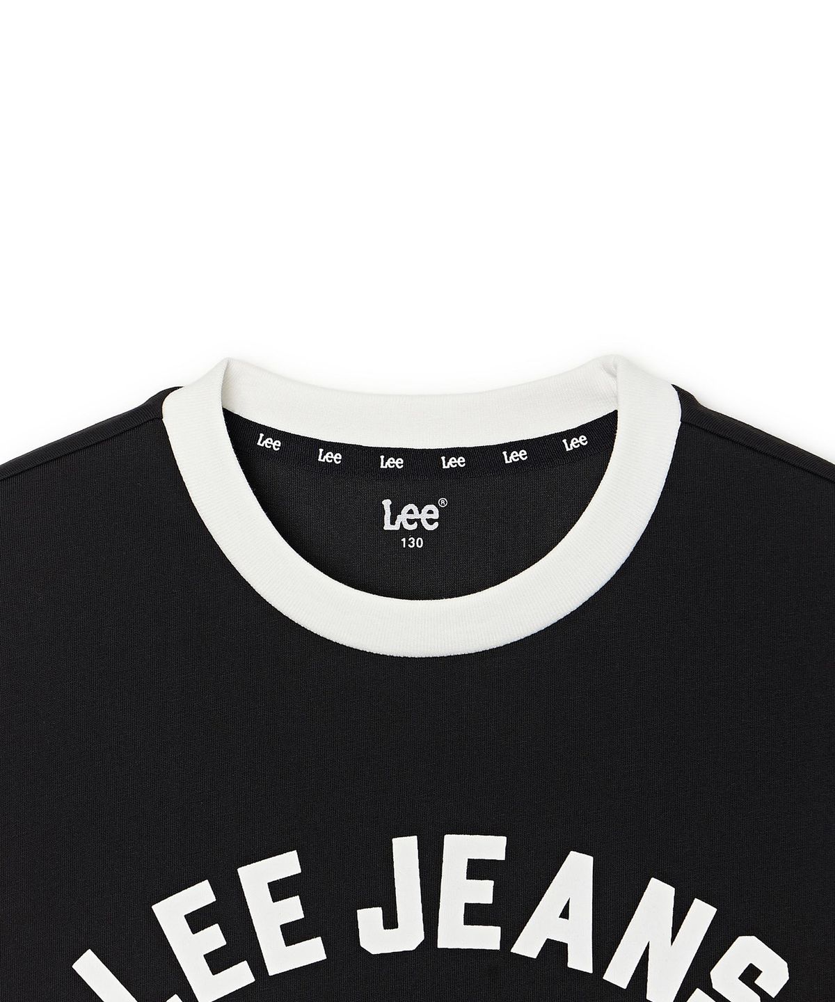 리 키즈(LEE KIDS) 아치로고 셋업 블랙 LK2602SU53BK