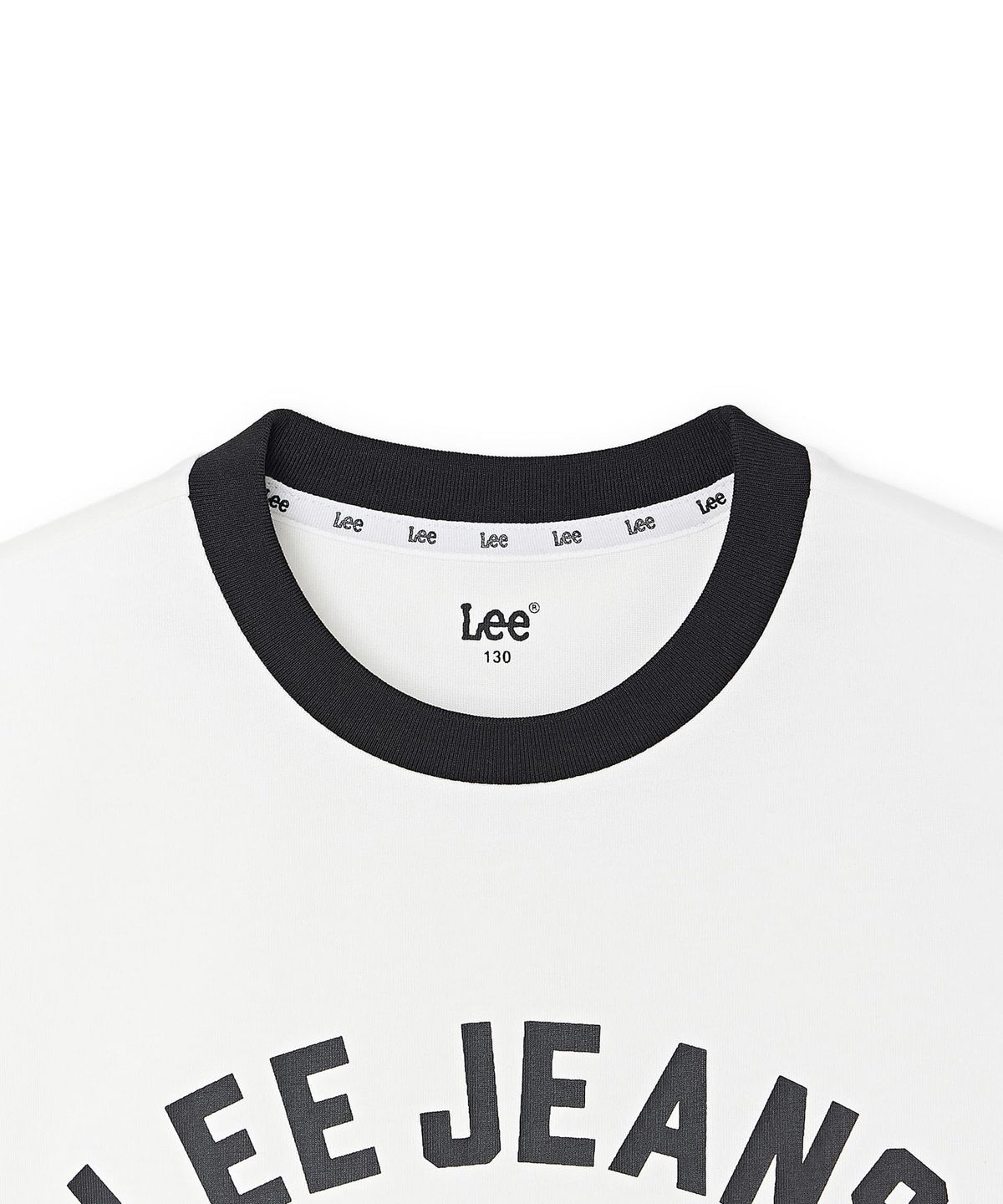 리 키즈(LEE KIDS) 아치로고 셋업 화이트 LK2602SU53WH