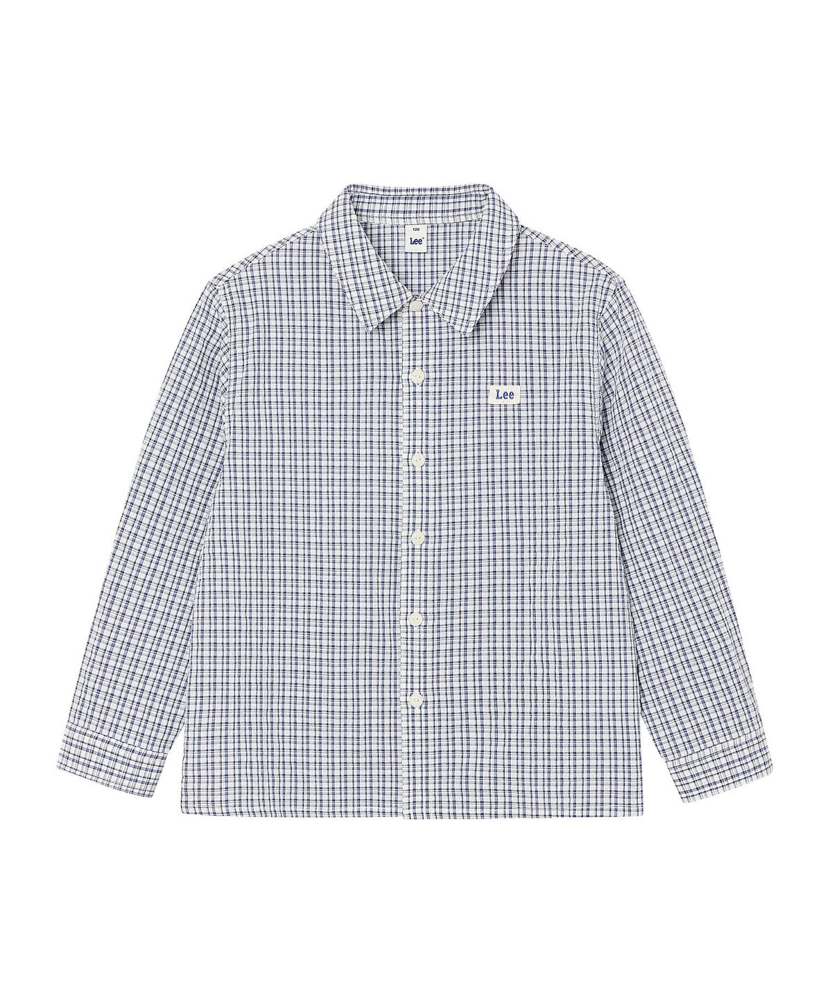 리 키즈(LEE KIDS) 긴팔 체크셔츠 네이비 LK2602SH80NA