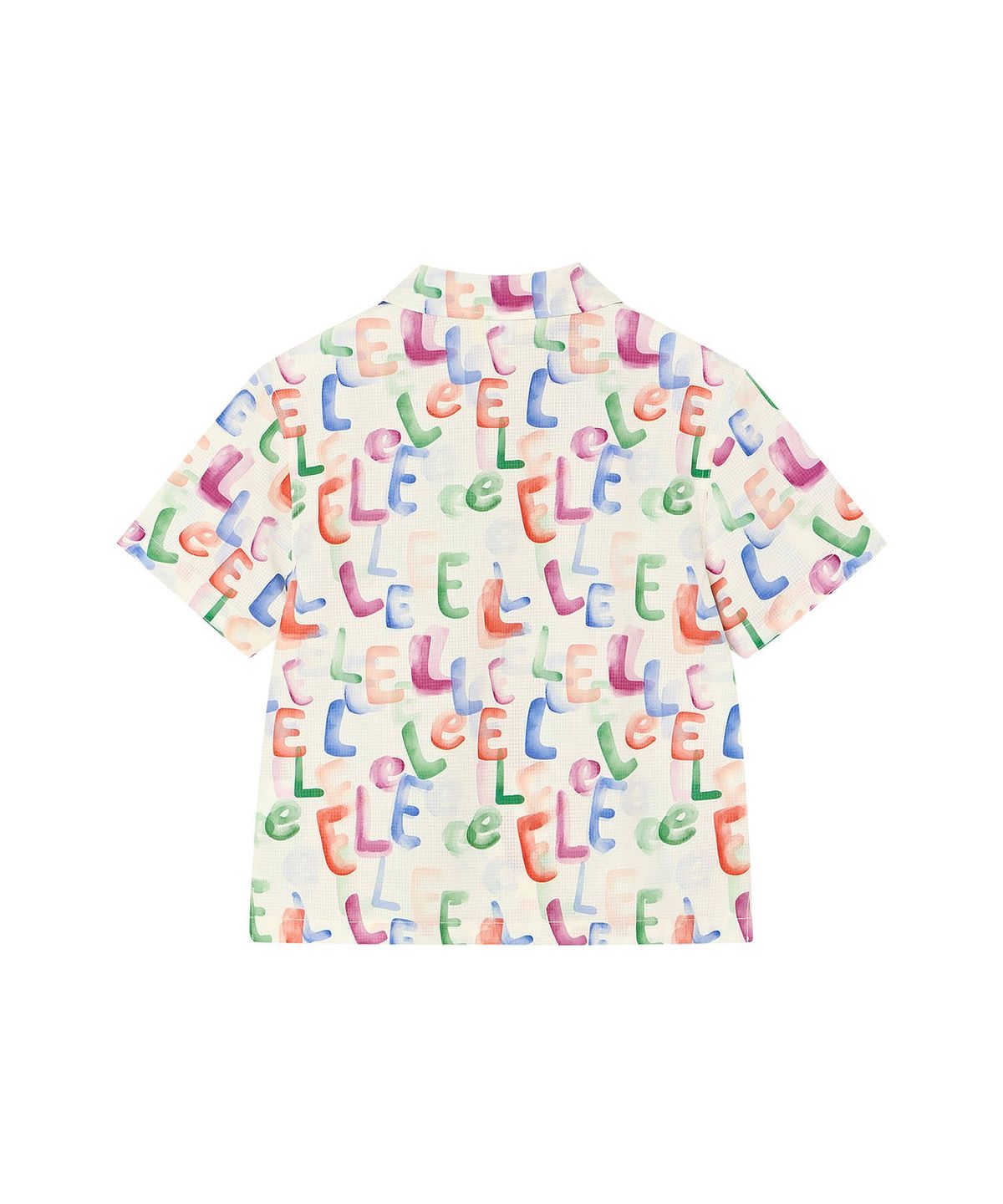리 키즈(LEE KIDS) 시어서커 프린트 셔츠 아이보리 LK2602SS91IV