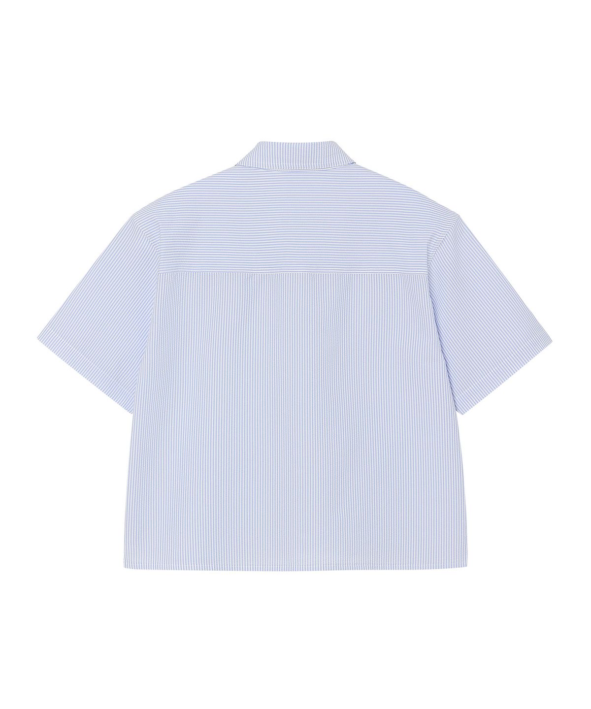 리 키즈(LEE KIDS) 패턴 시어서커 반소매 셔츠 스카이블루 LK2602SS80SB