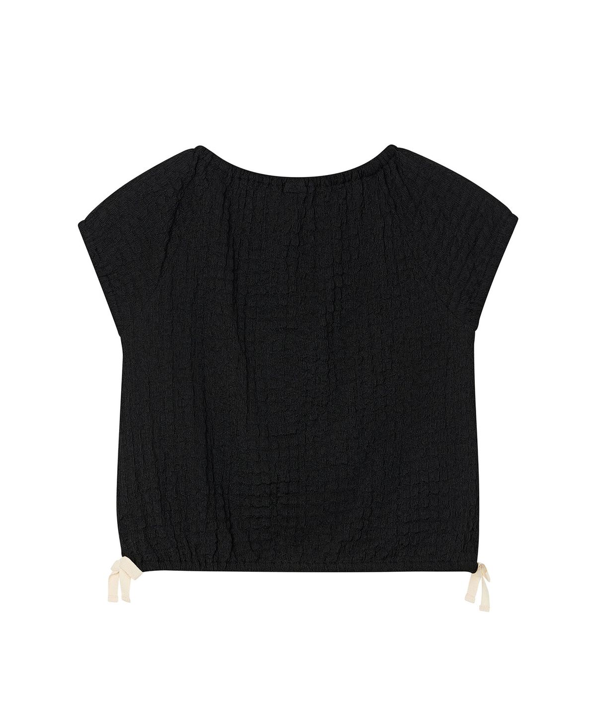 리 키즈(LEE KIDS) 셔링 블라우스 블랙 LK2602SS70BK
