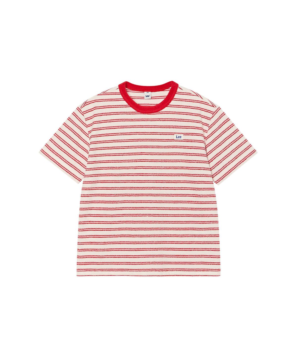 리 키즈(LEE KIDS) 테리 스트라이프 티셔츠 레드 LK2602ST93RD