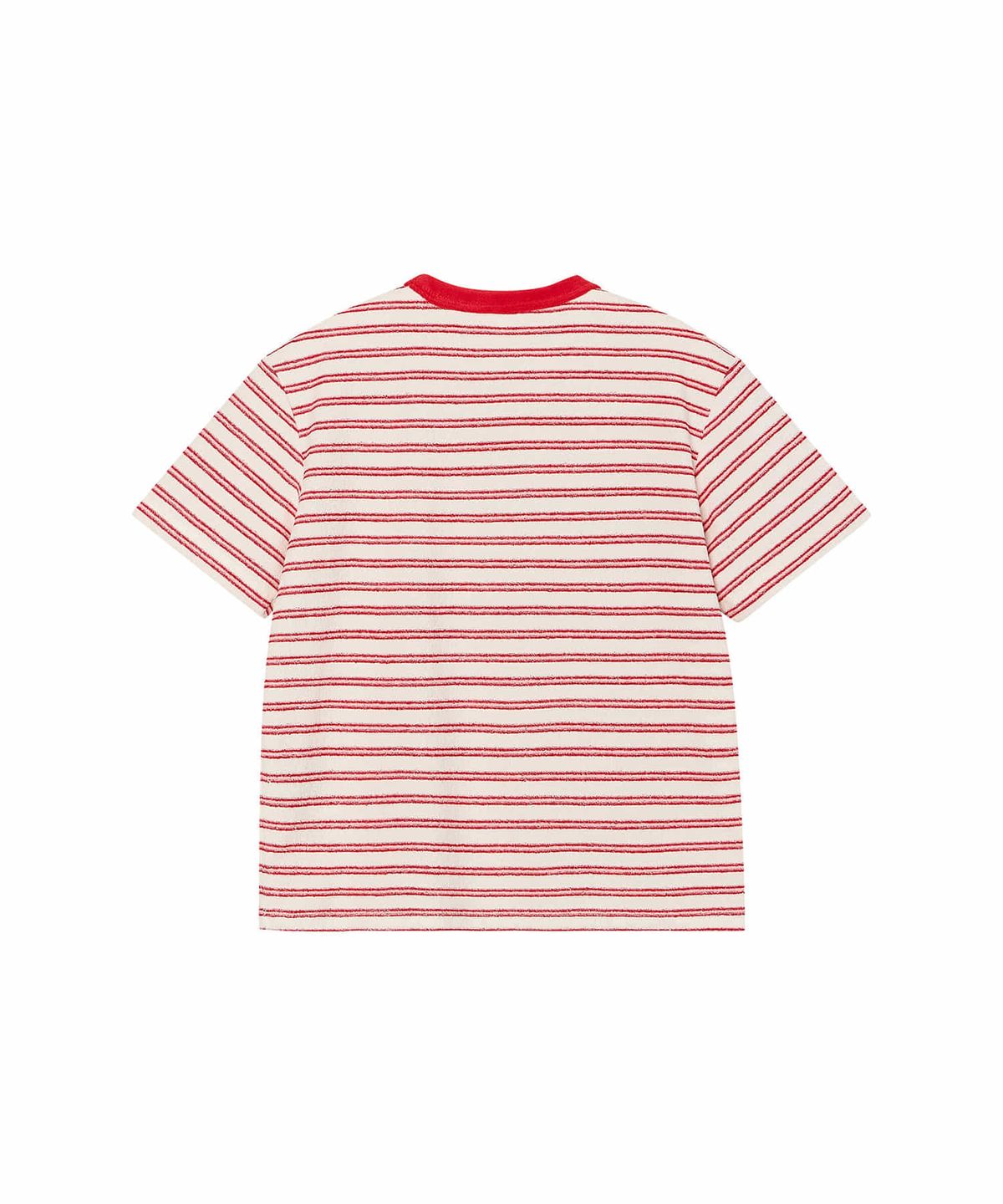 리 키즈(LEE KIDS) 테리 스트라이프 티셔츠 레드 LK2602ST93RD