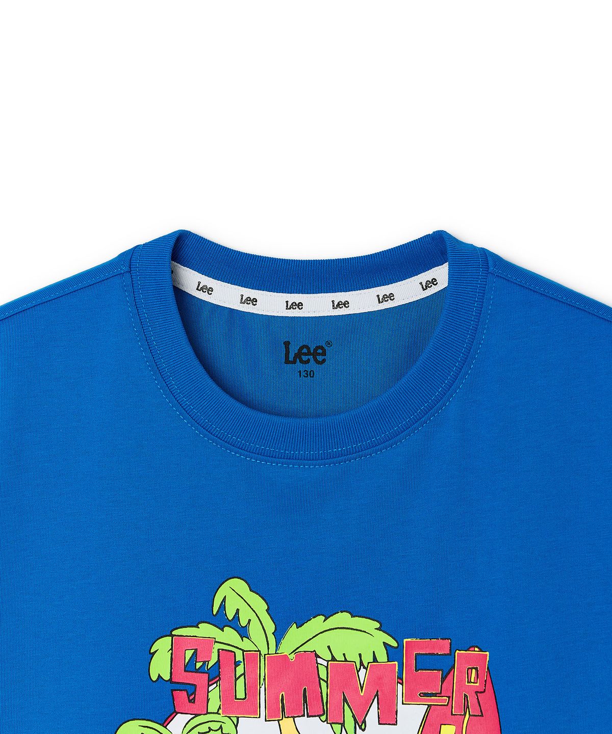 리 키즈(LEE KIDS) 핫썸머 서핑 그래픽 티셔츠 블루 LK2602ST92BL