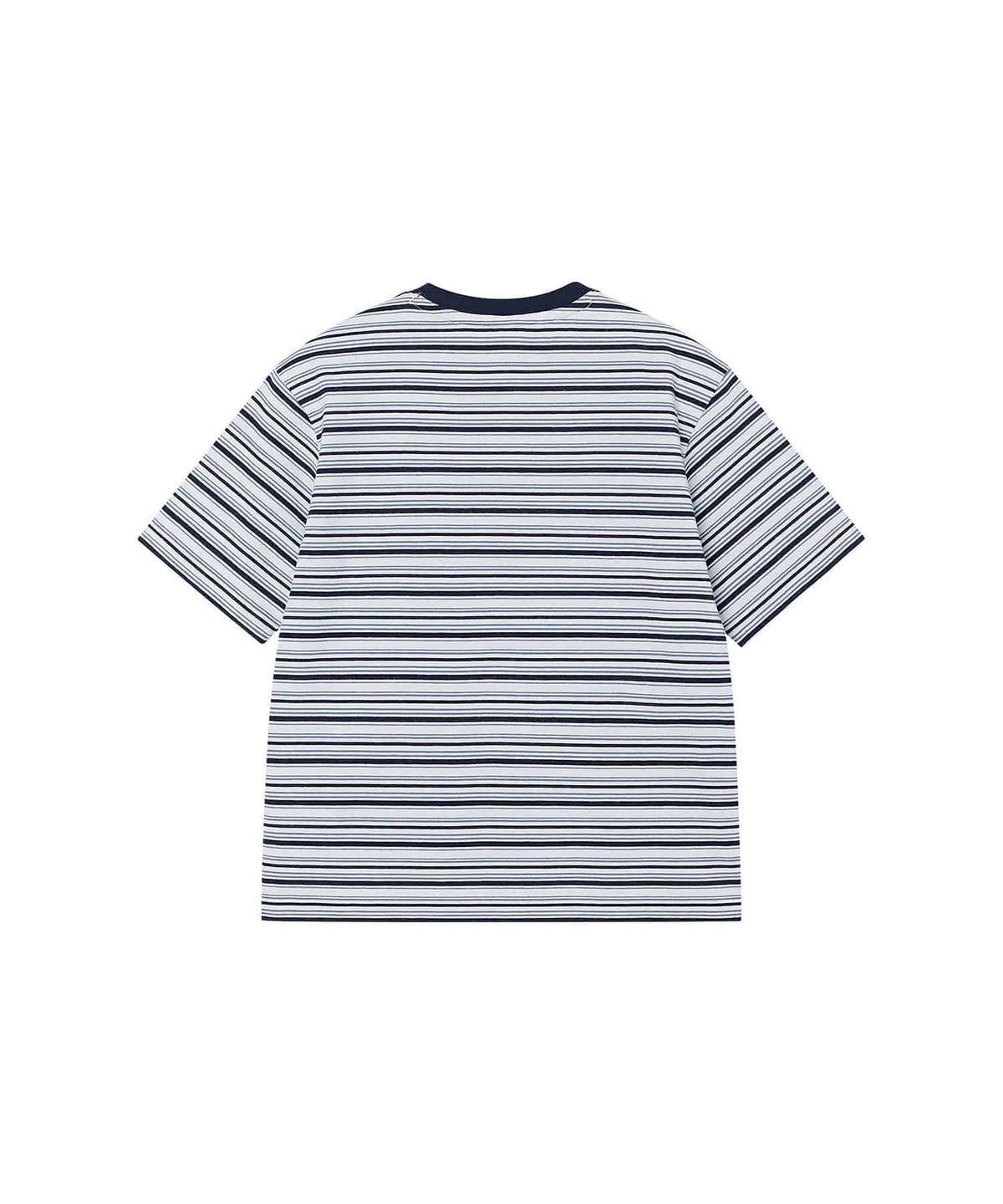 리 키즈(LEE KIDS) 멀티 스트라이프 티셔츠 스카이블루 LK2602ST81SB