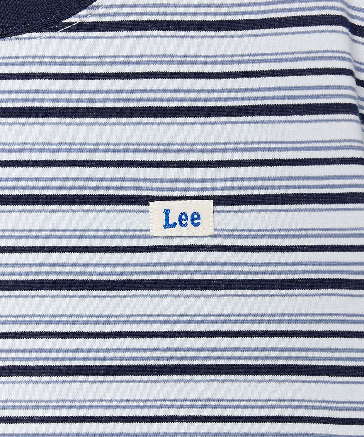 리 키즈(LEE KIDS) 멀티 스트라이프 티셔츠 스카이블루 LK2602ST81SB